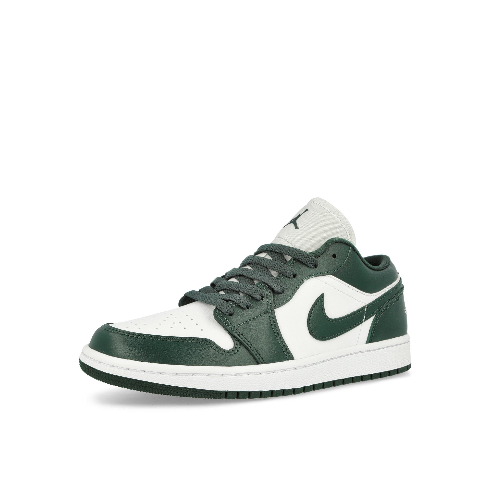 Jordan Wmns Air Jordan 1 Low White-Galactic Jade Sneakers Close Up | Overkill