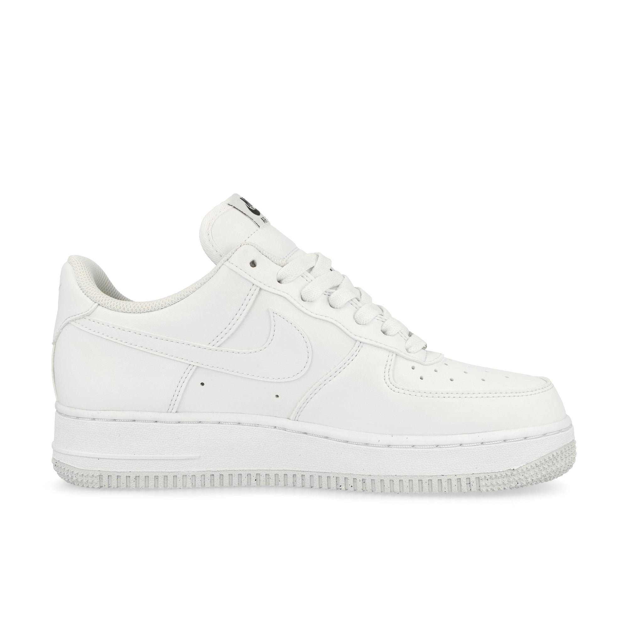 Nike W Air Force 1 '07 Next Nature White / White - Black - Metallic Silver Low Top Sneakers Silhouette | Overkill