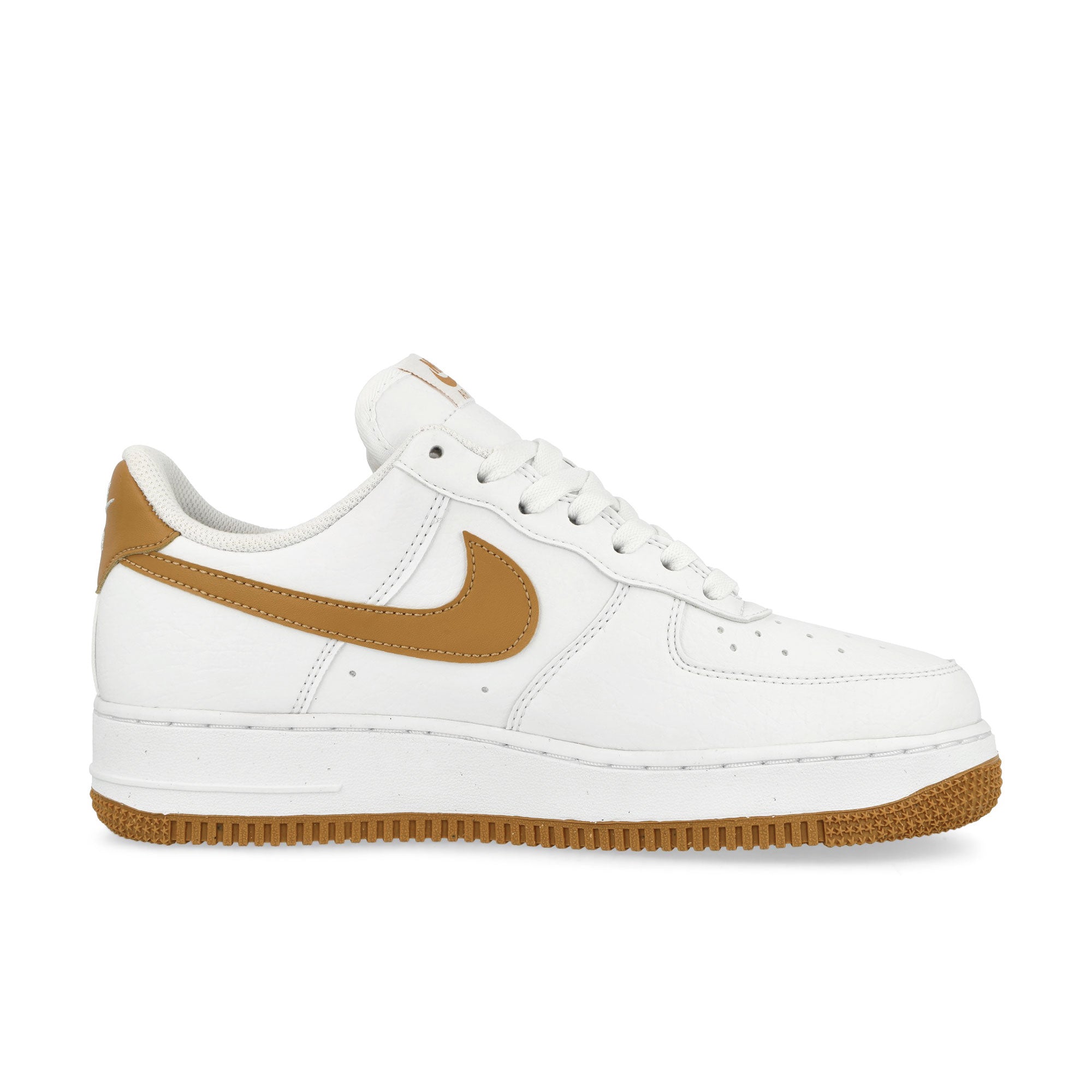 Nike W Air Force 1 '07 Next Nature White / Flax Low Top Sneakers Silhouette | Overkill