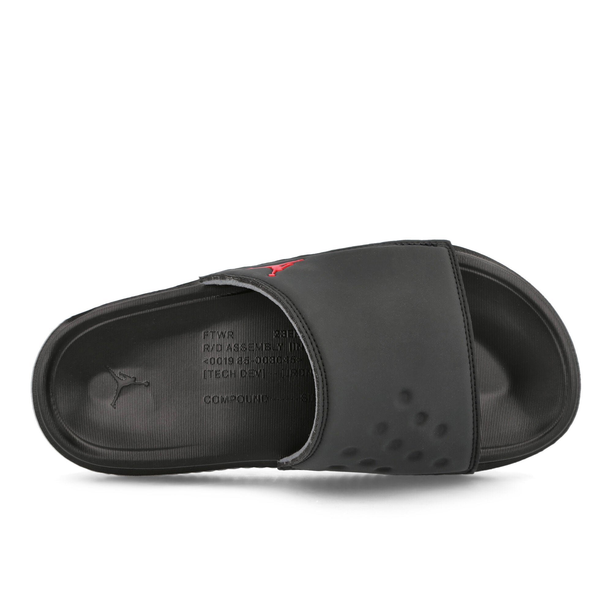 Jordan Play Slide Anthracite-University Red Slides, Sandals & Slippers Detailfoto | Overkill