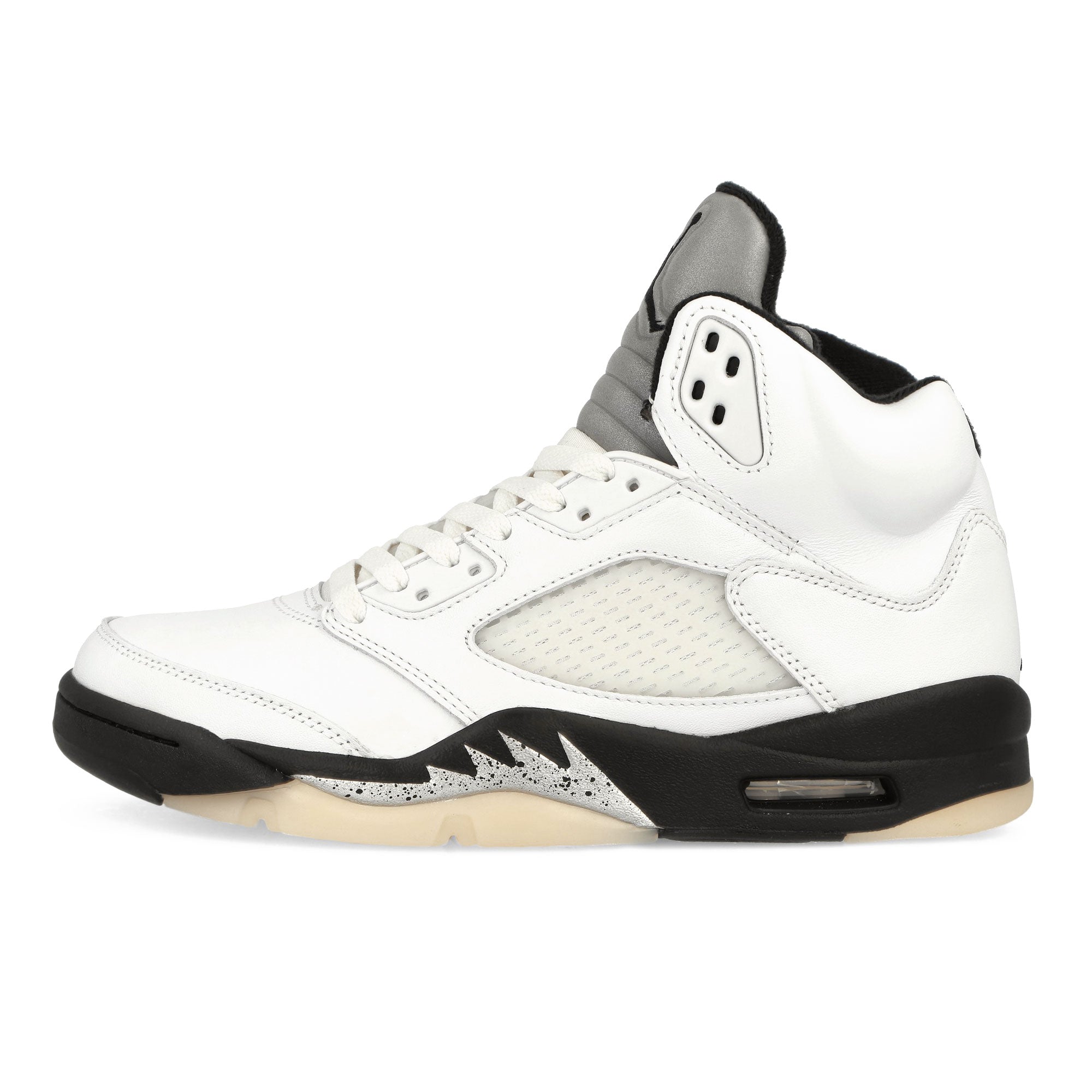 Jordan Air Jordan 5 Retro White / Black - Sail - Metallic Silver High Top Sneakers DD0587 110 | Overkill