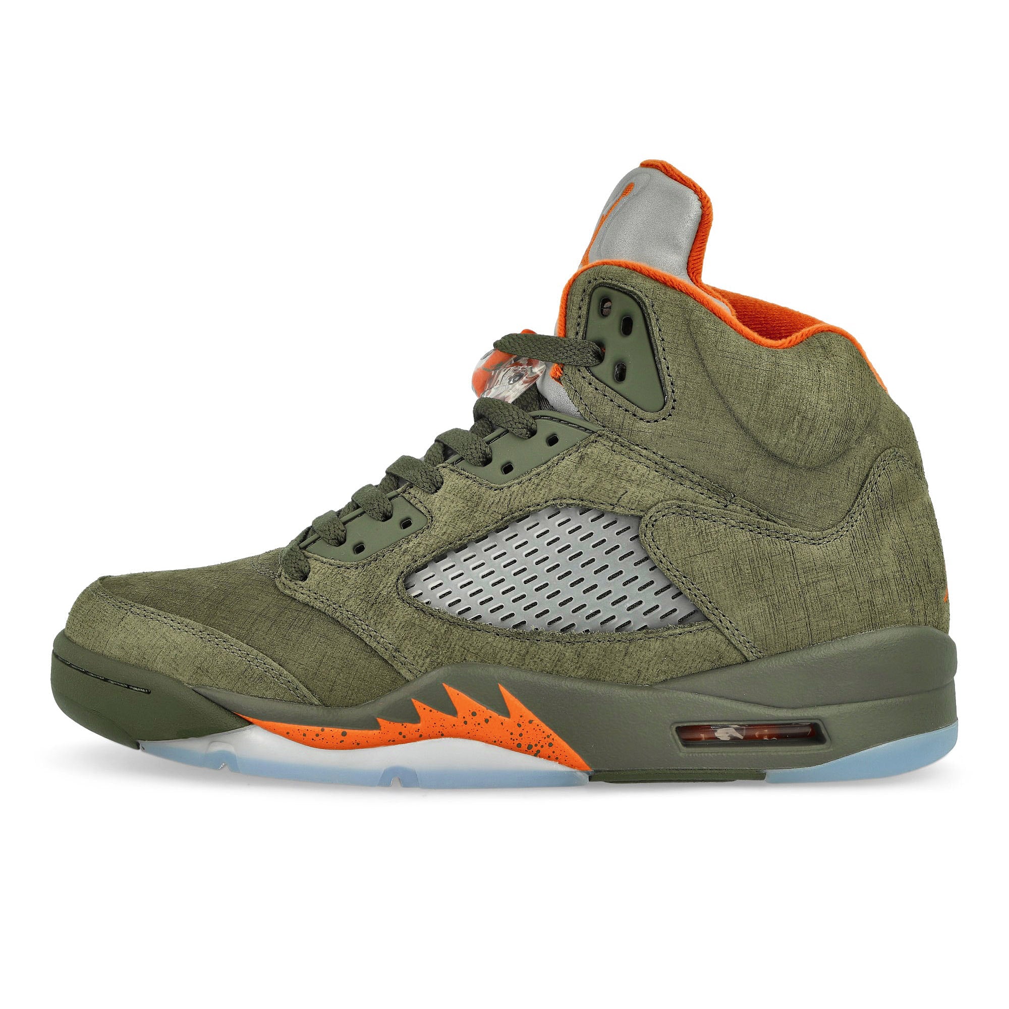 Jordan Air Jordan 5 Retro Army Olive / Solar Orange High Top Sneakers DD0587 308 | Overkill