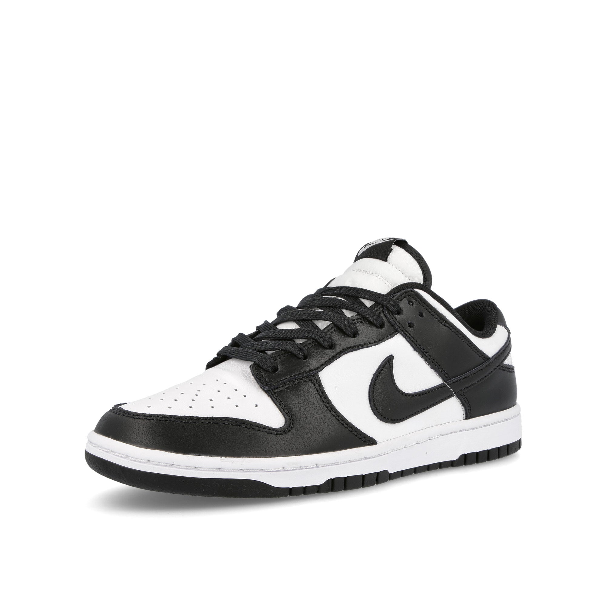 Nike Dunk Low Retro White / Black - White Low Top Sneakers Close Up | Overkill