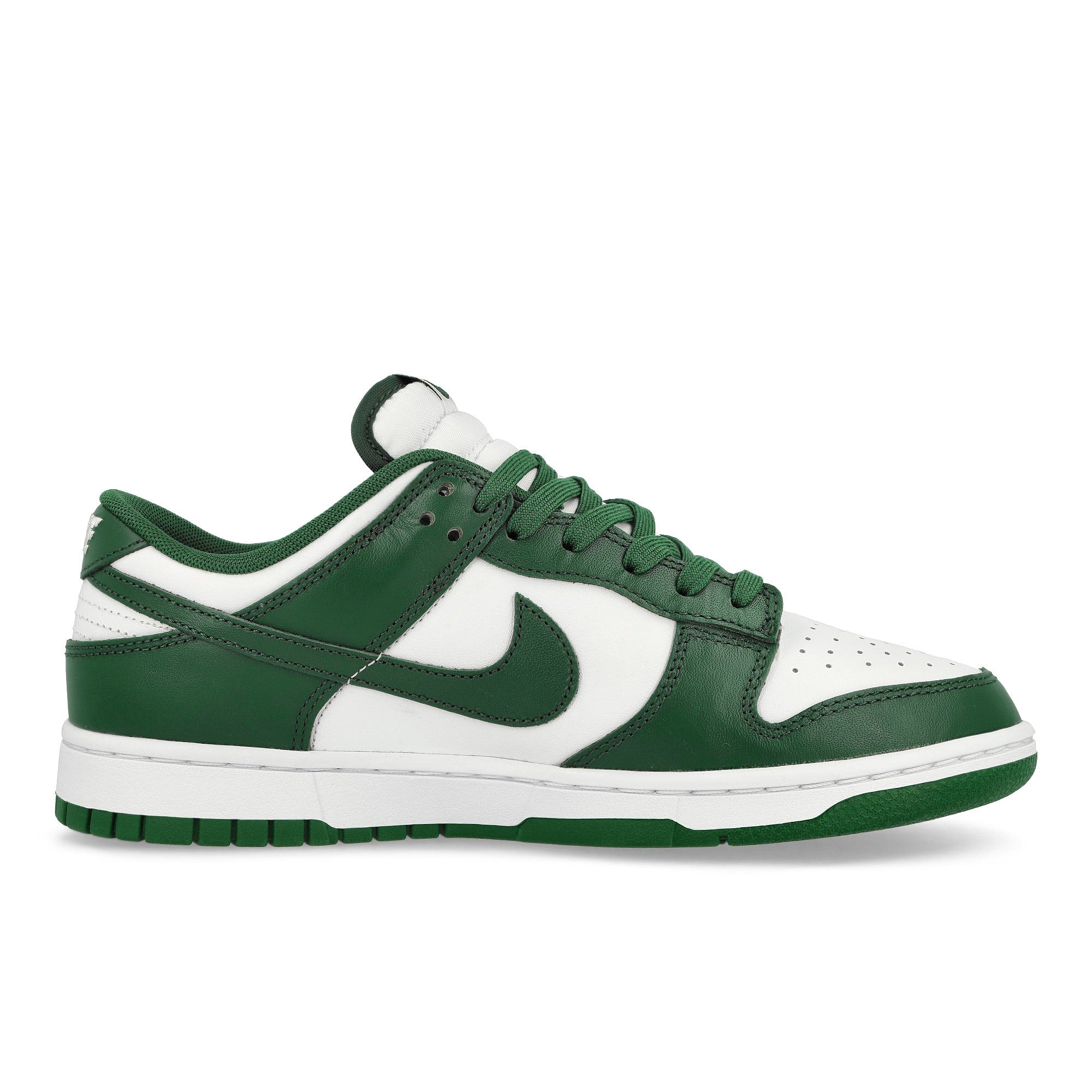 Nike Dunk Low Retro White / Team Green - White - Total Orange Low Top Sneakers Silhouette | Overkill