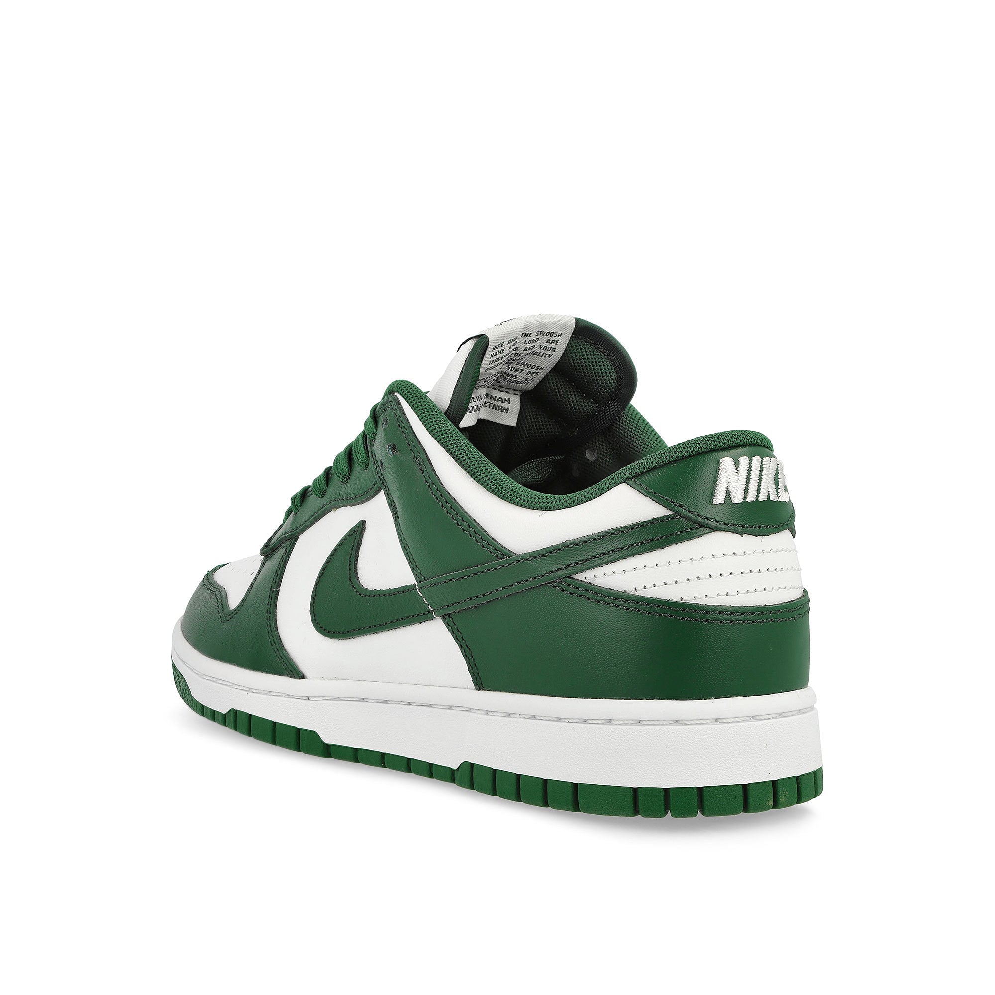 Nike Dunk Low Retro White / Team Green - White - Total Orange Low Top Sneakers Material | Overkill
