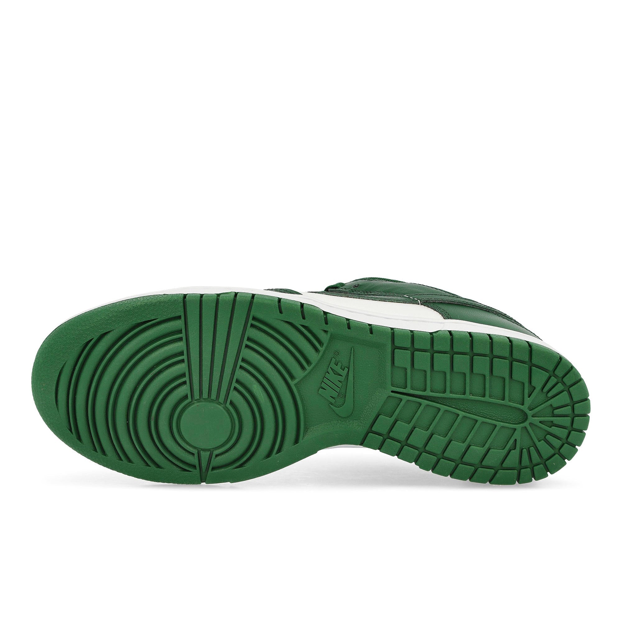 Nike Dunk Low Retro White / Team Green - White - Total Orange Low Top Sneakers Detail View 1 | Overkill