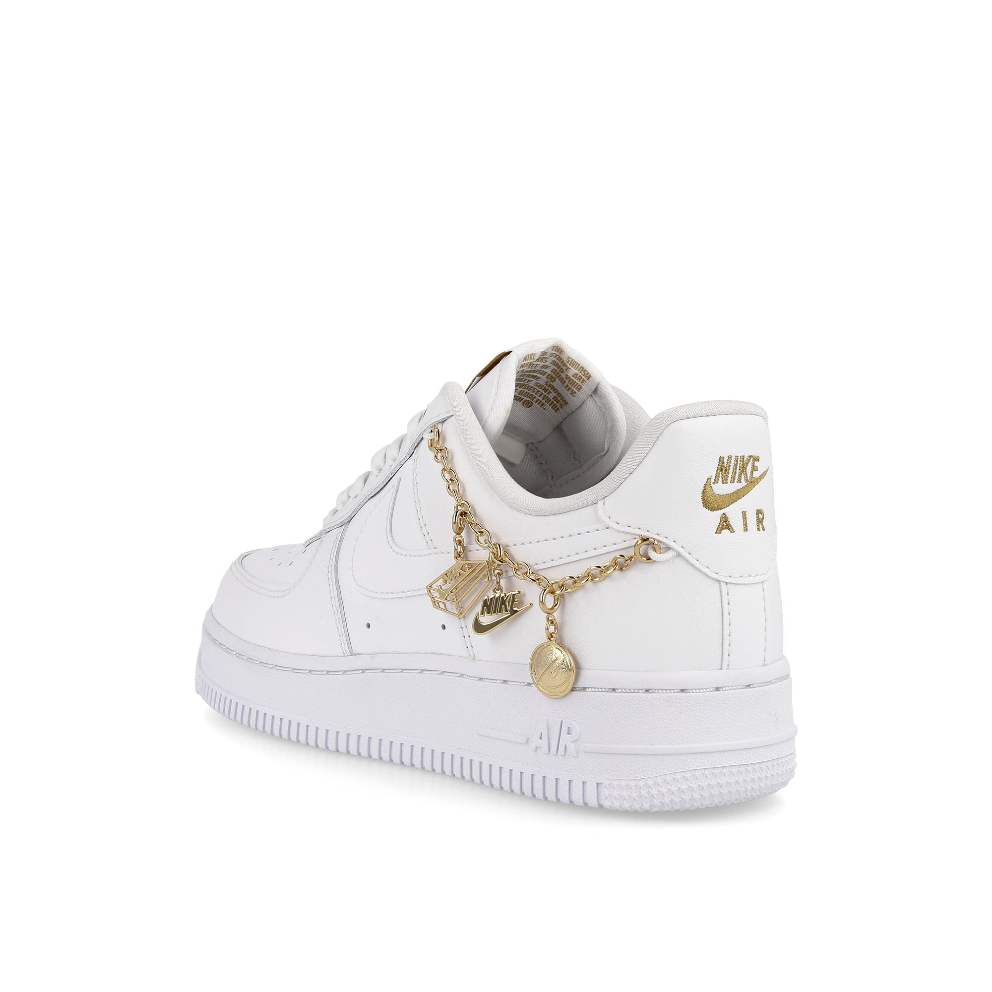 Nike Wmns Air Force 1 '07 LX White / White - Metallic Gold - Flat Gold Low Top Sneakers Material | Overkill