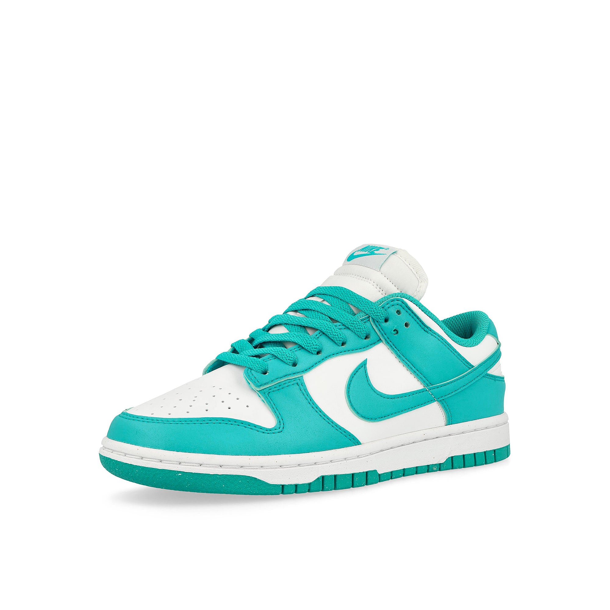 Nike W Dunk Low White / Dusty Cactus Low Top Sneakers Close Up | Overkill