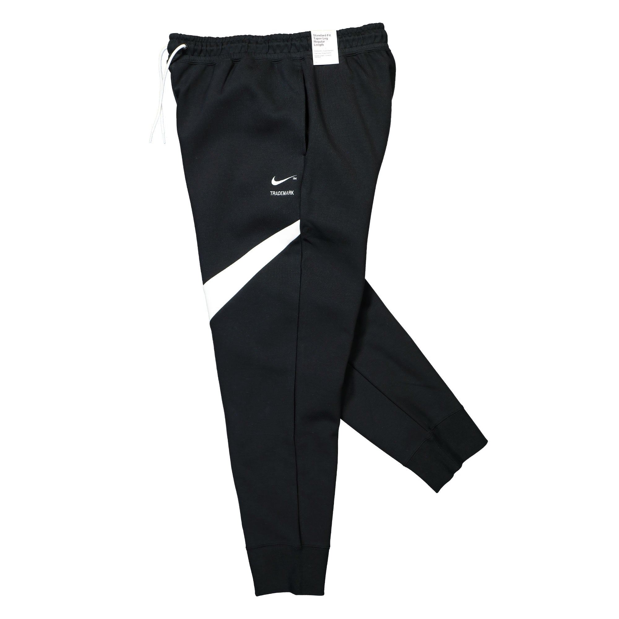 Nike NSW Swoosh Tech Fleece Pant Black / White / White Sweat & Track Pants Close-up | Overkill