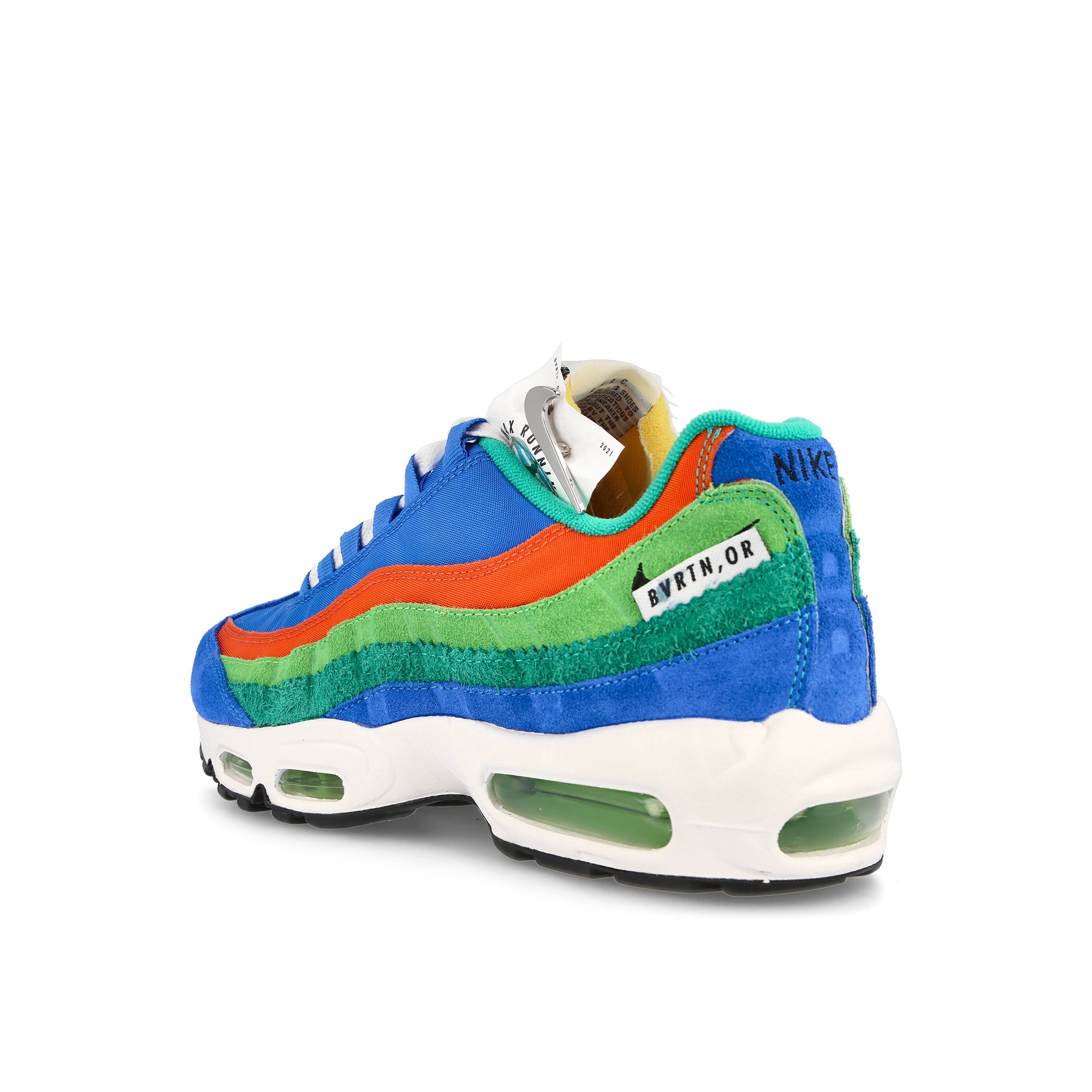Nike air max 95 se Light Photo Blue-Black - Roma Green Sneakers Material | Overkill
