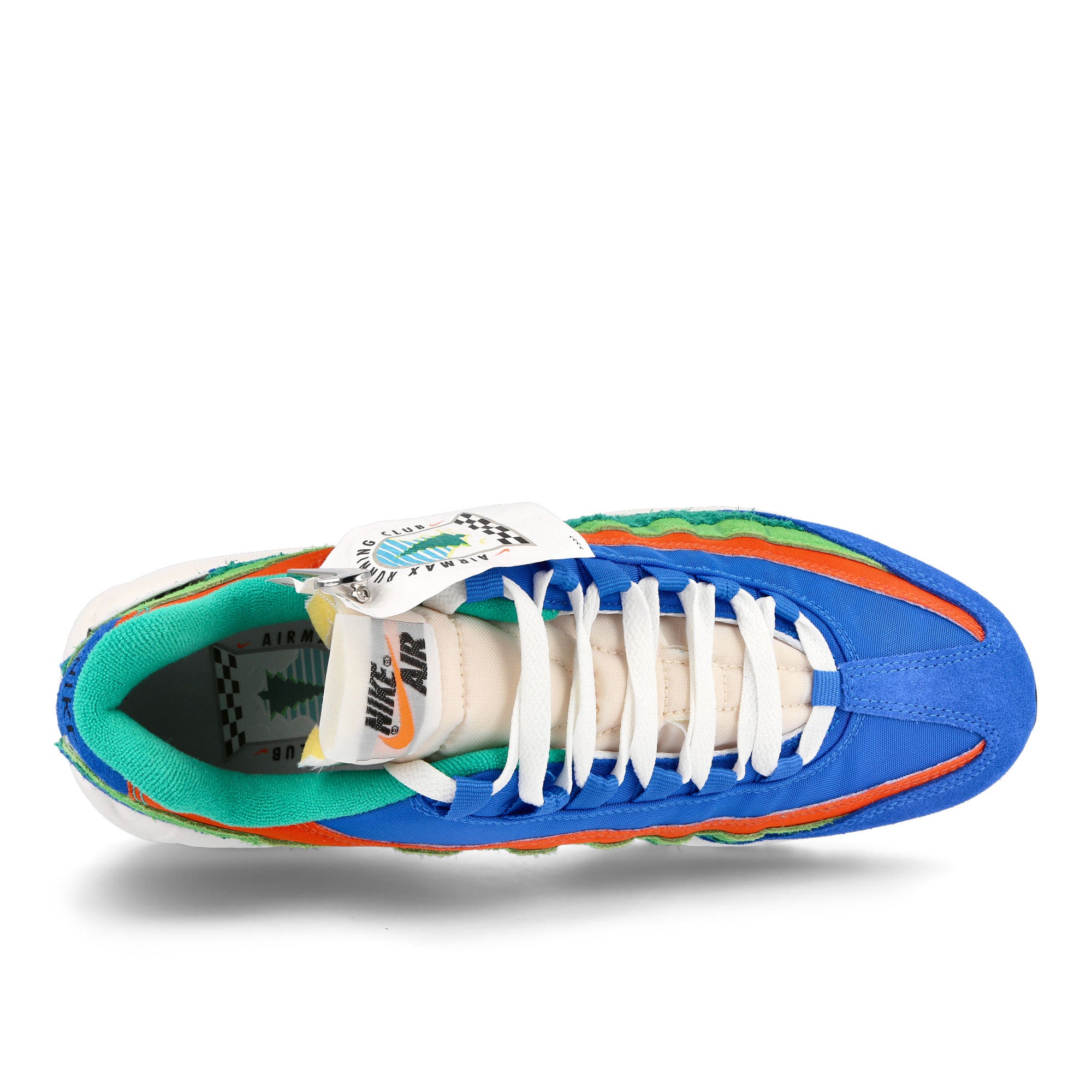 Nike air max 95 se Light Photo Blue-Black - Roma Green Sneakers Detailfoto | Overkill