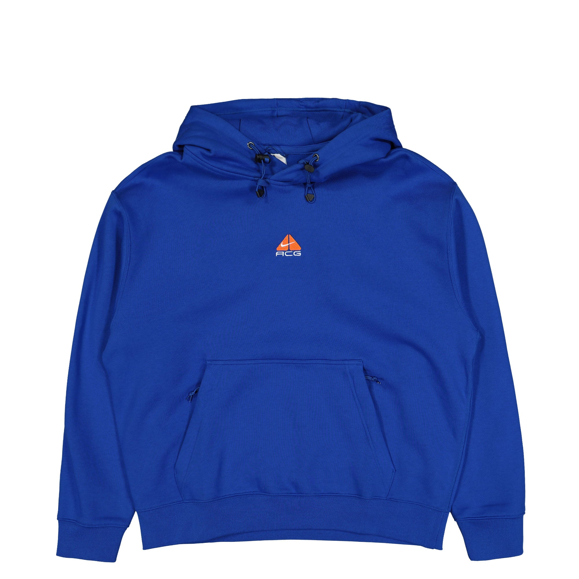 Nike ACG Therma-FIT Tuff Fleece Pullover Hoodie Game Royal / Safety Orange / Summit White Hoodies DH3087 480 | Overkill