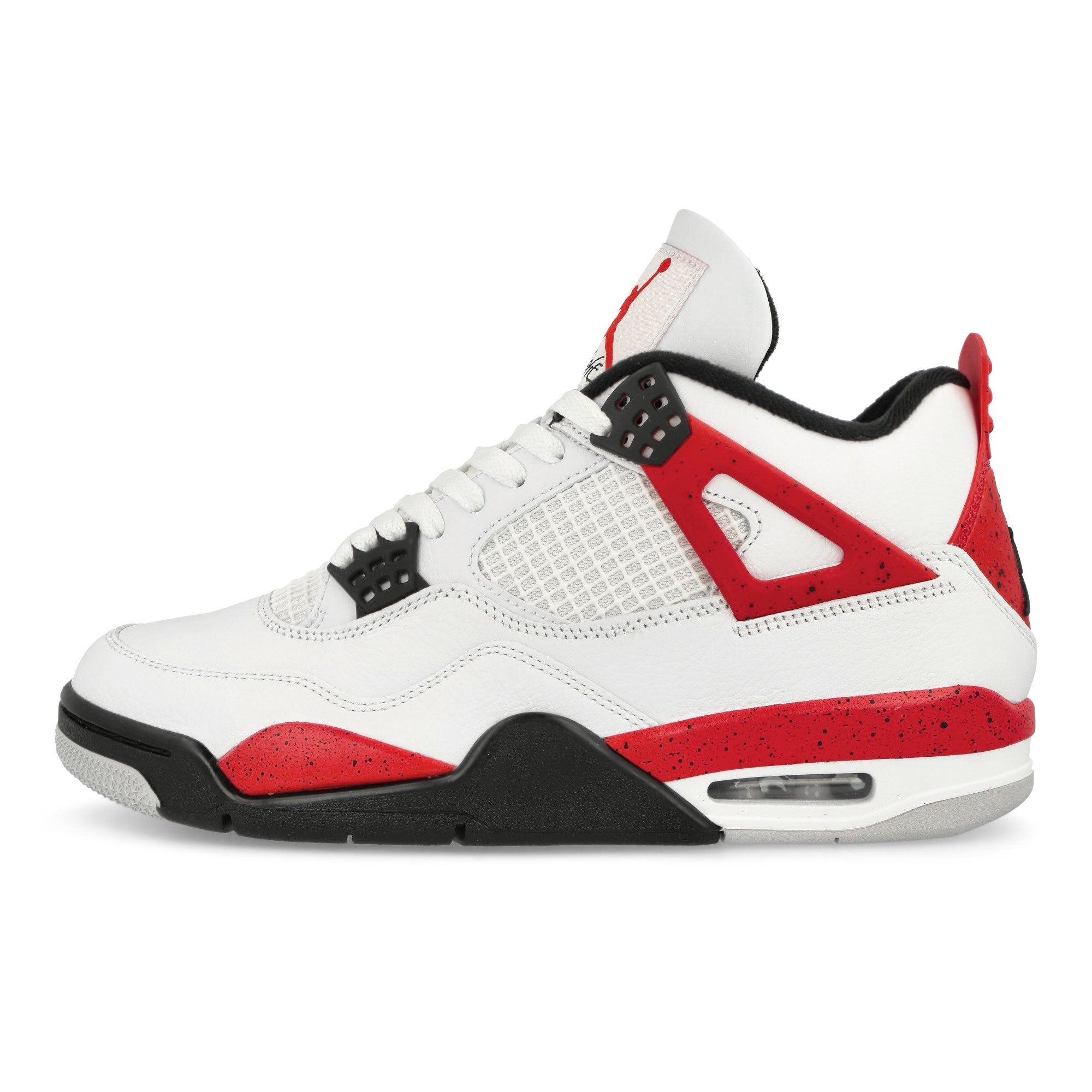 Jordan Air Jordan 4 Retro White / Fire Red - Black - Neutral Grey Sneakers DH6927 161 | Overkill