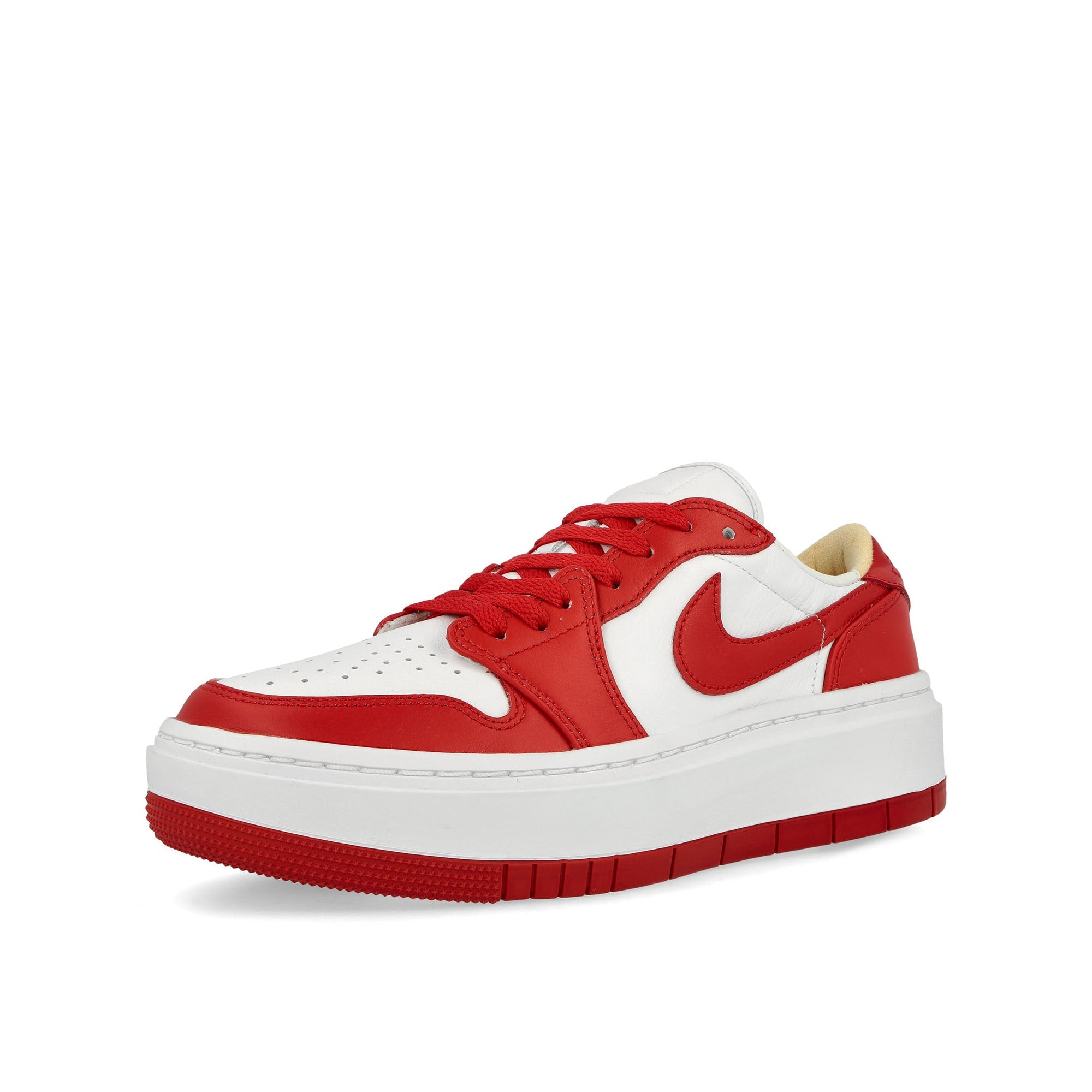 Jordan W Air Jordan 1 Elevate Low White-Fire Red - White Low Top Sneakers Close Up | Overkill