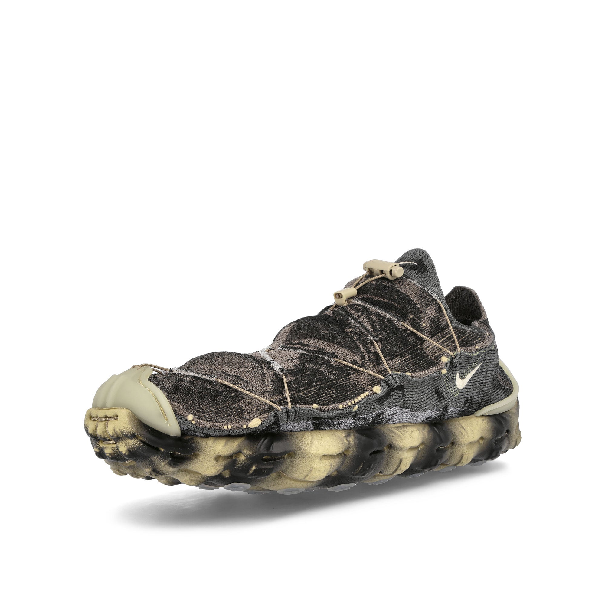 Nike ISPA Mindbody Olive Grey-Oatmeal - Iron Grey Low Top Sneakers Close Up | Overkill