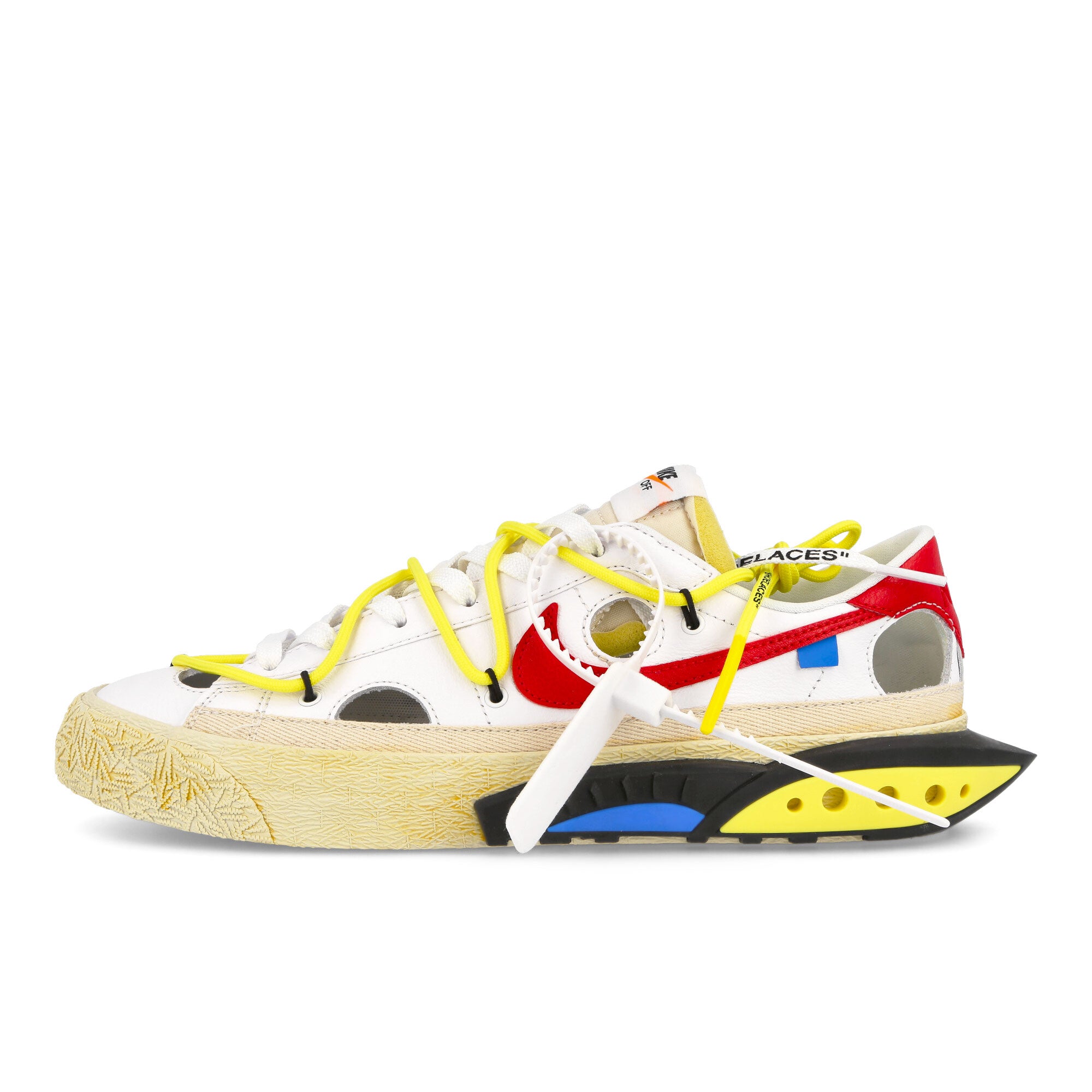 Nike Blazer Low 77 White / University Red - Opti Yellow - Fossil DH7863 100 | Overkill