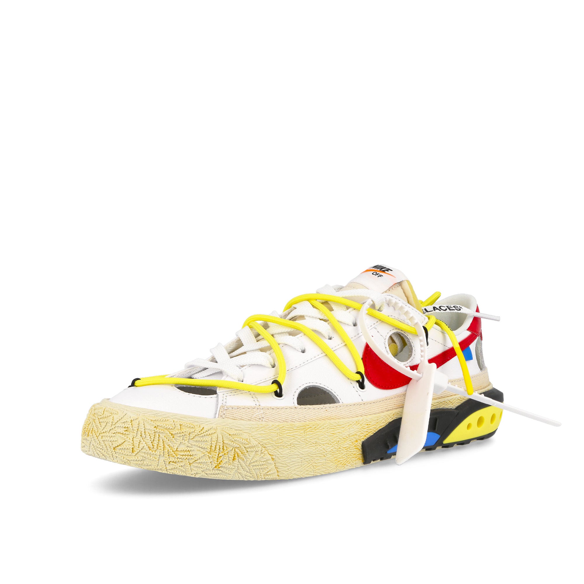 Nike Blazer Low 77 White / University Red - Opti Yellow - Fossil Detailfoto | Overkill