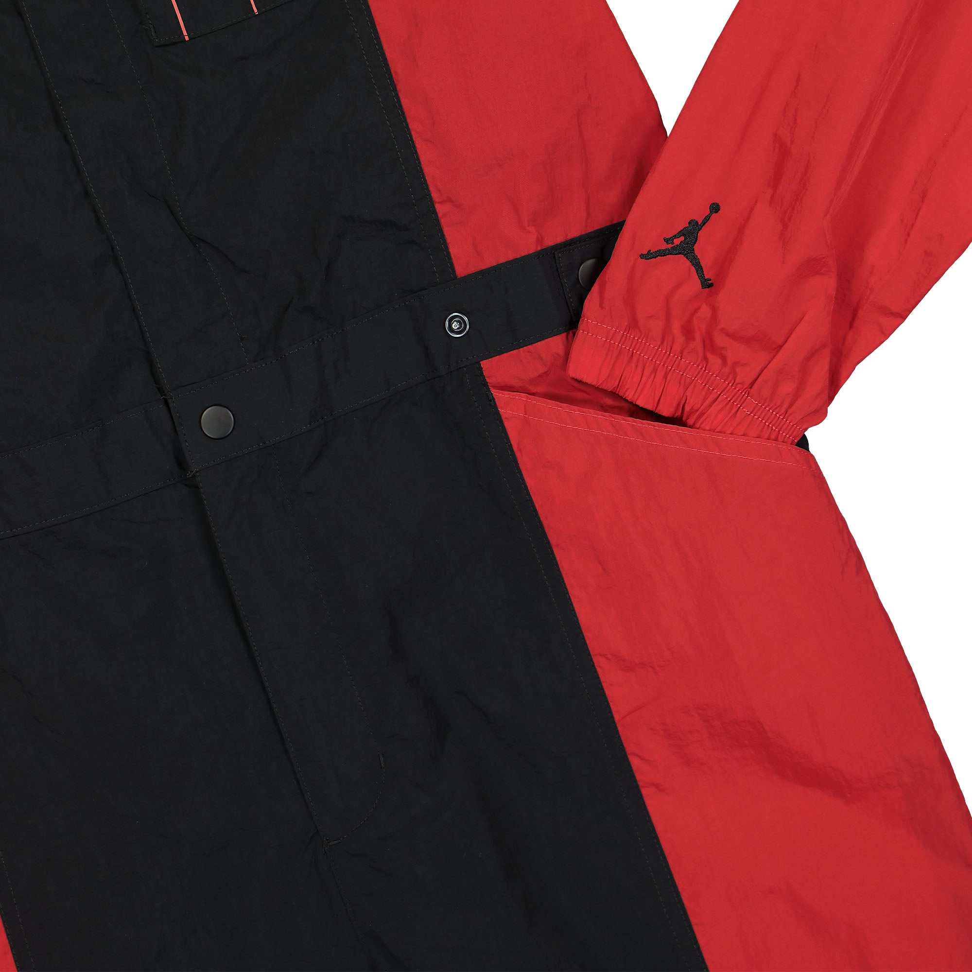 Jordan Wmns Air Jordan Essentials Flight Suit Varsity Red / Black / Black Overalls Detailfoto | Overkill
