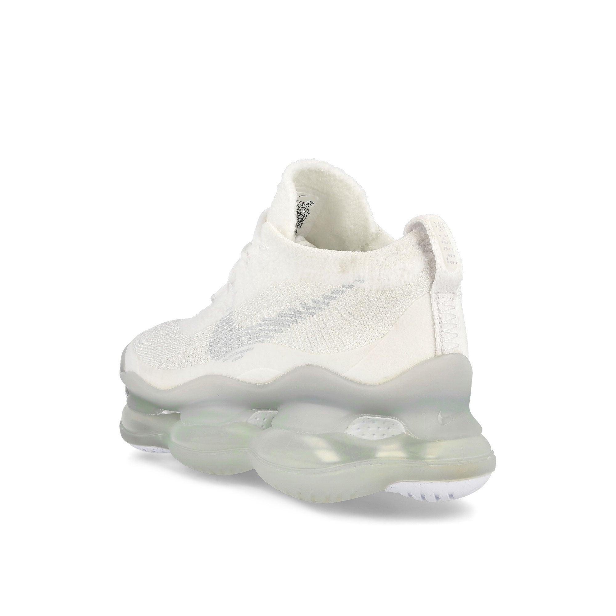 Nike Wmns Air Max Scorpion Flyknit White-Pure Platinum - Football Grey Sweatshirts Close-up | Overkill