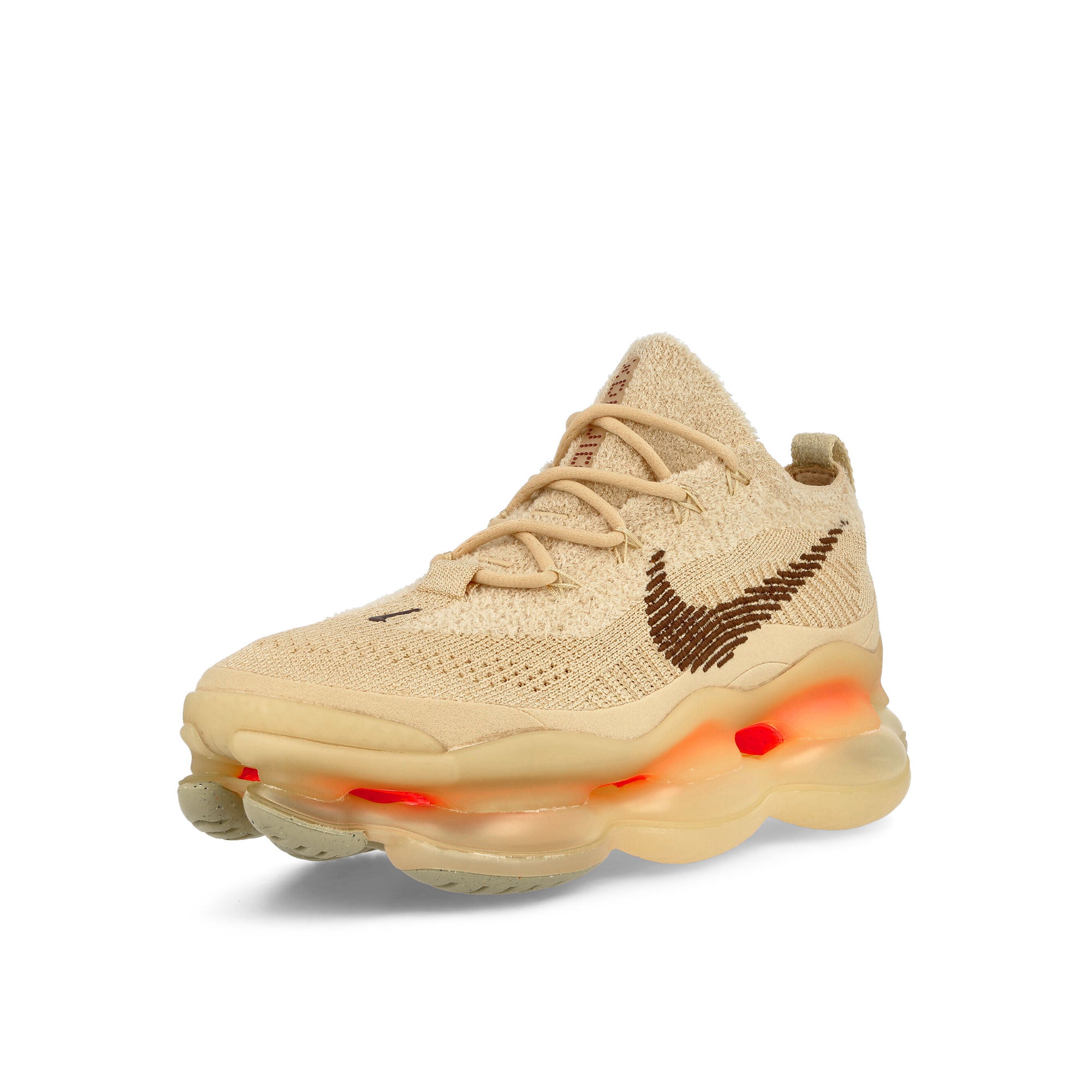 Nike W Air Max Scorpion Flyknit Sesame-Coconut Milk - Wheat Gold Sweatshirts Detailfoto | Overkill