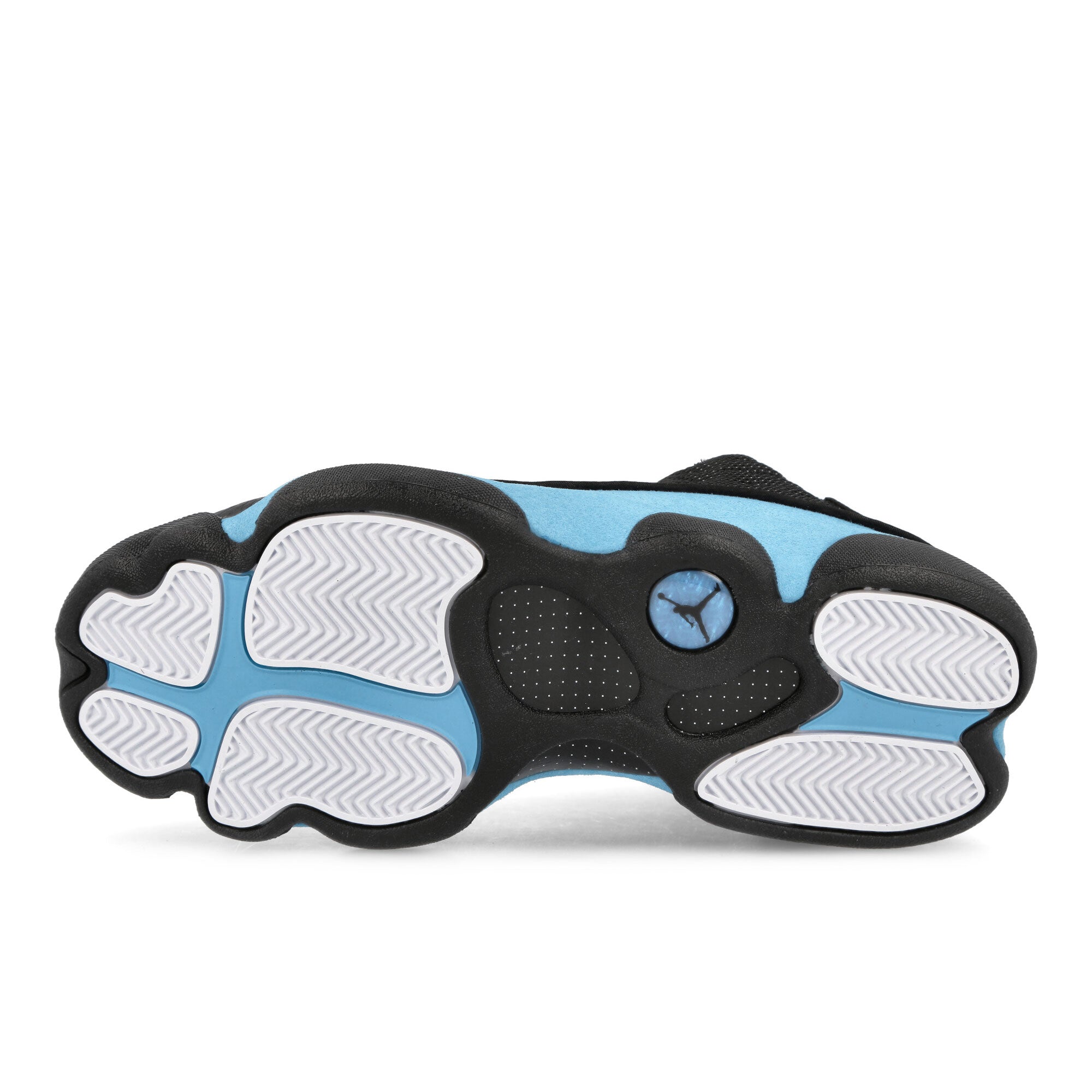 Jordan Air Jordan 13 Retro Black-University Blue - White Mid Top Sneakers Detail View 1 | Overkill