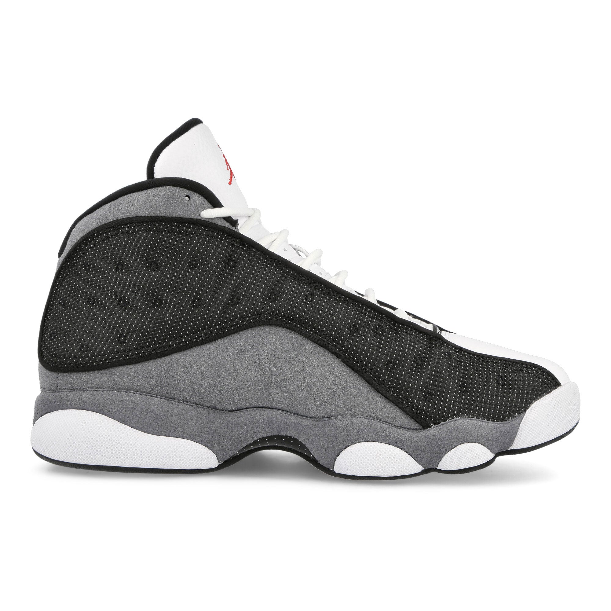 Jordan Air Jordan 13 Retro Black / University Red - Flint Grey - White Mid Top Sneakers Silhouette | Overkill