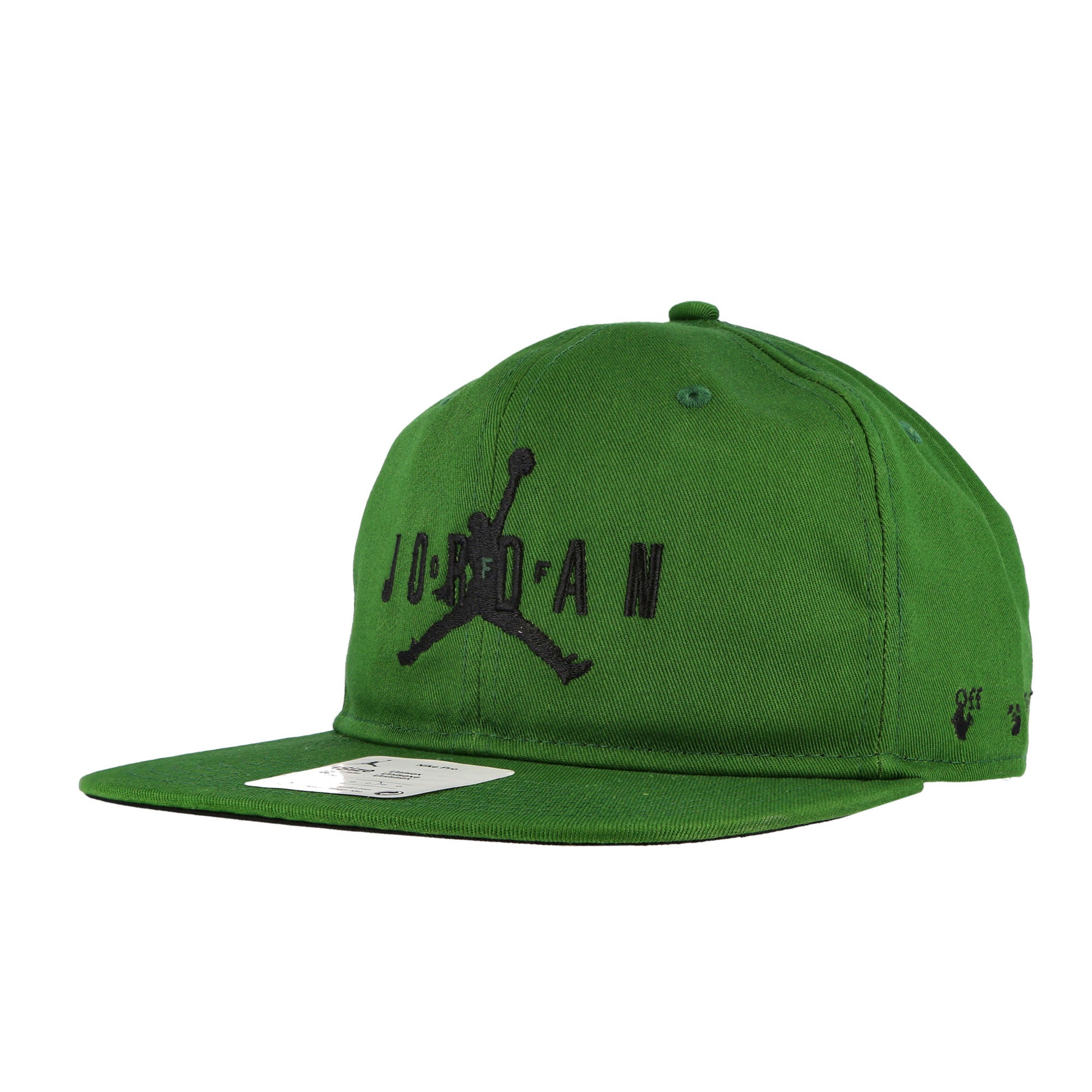 Off-White x Air Jordan Pro Jumpman Cap Forest Green / Black Basecap DJ6195 394 | Overkill
