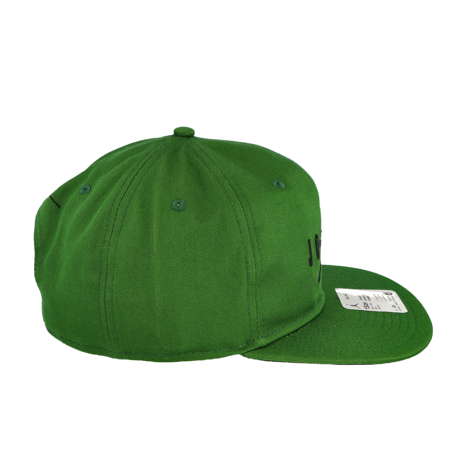 Off-White x Air Jordan Pro Jumpman Cap Forest Green / Black Basecap DJ6195 394 Detailfoto | Overkill