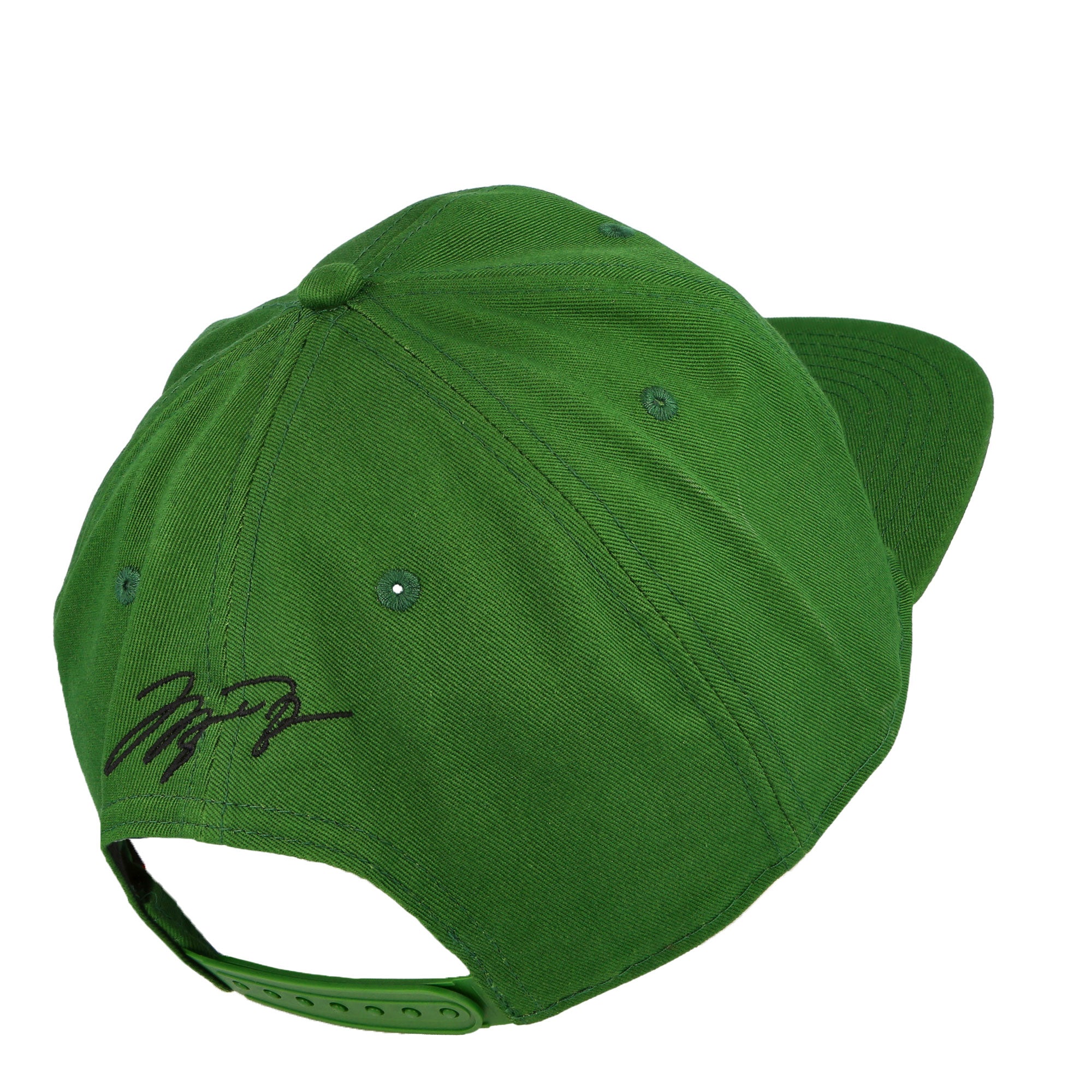 Off-White x Air Jordan Pro Jumpman Cap Forest Green / Black Basecap DJ6195 394 Detail View 2 | Overkill