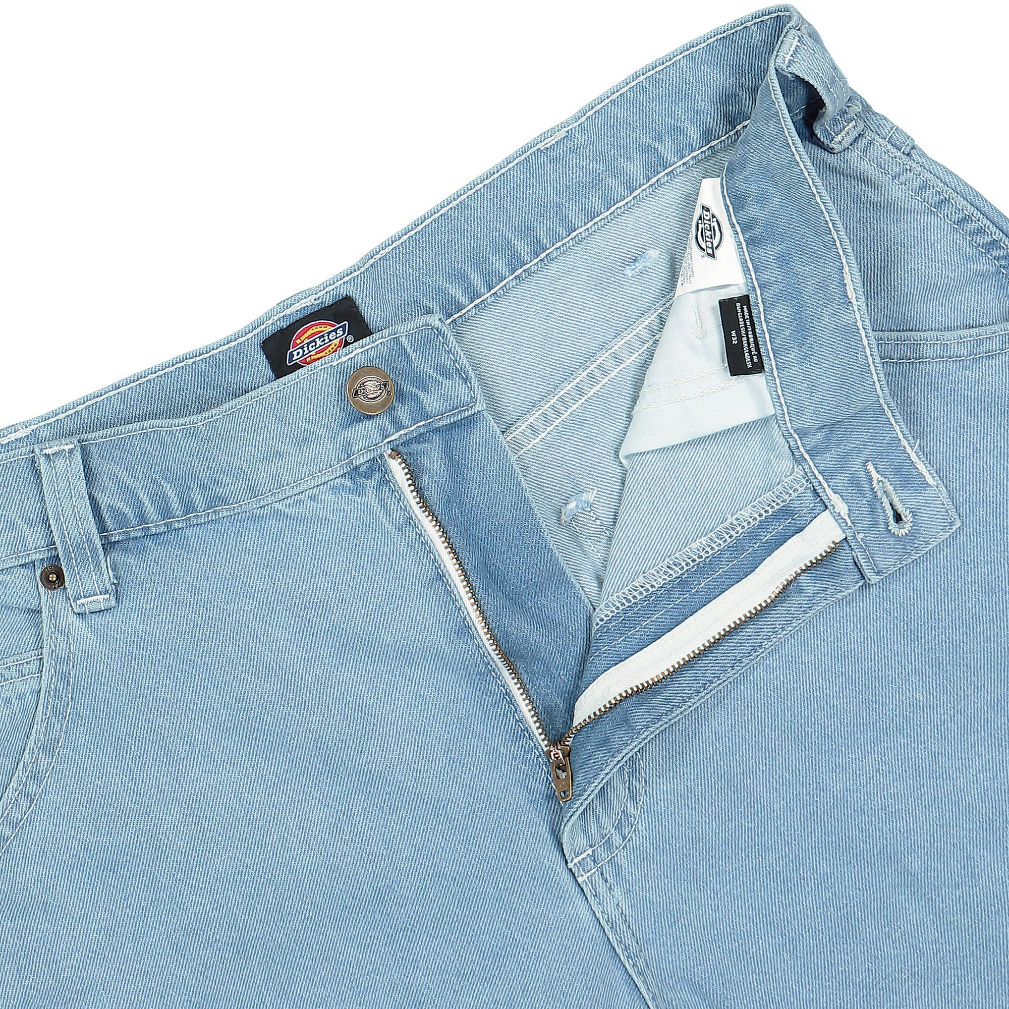 Dickies Garyville Denim Short Vintage Blue Shorts Detailfoto | Overkill