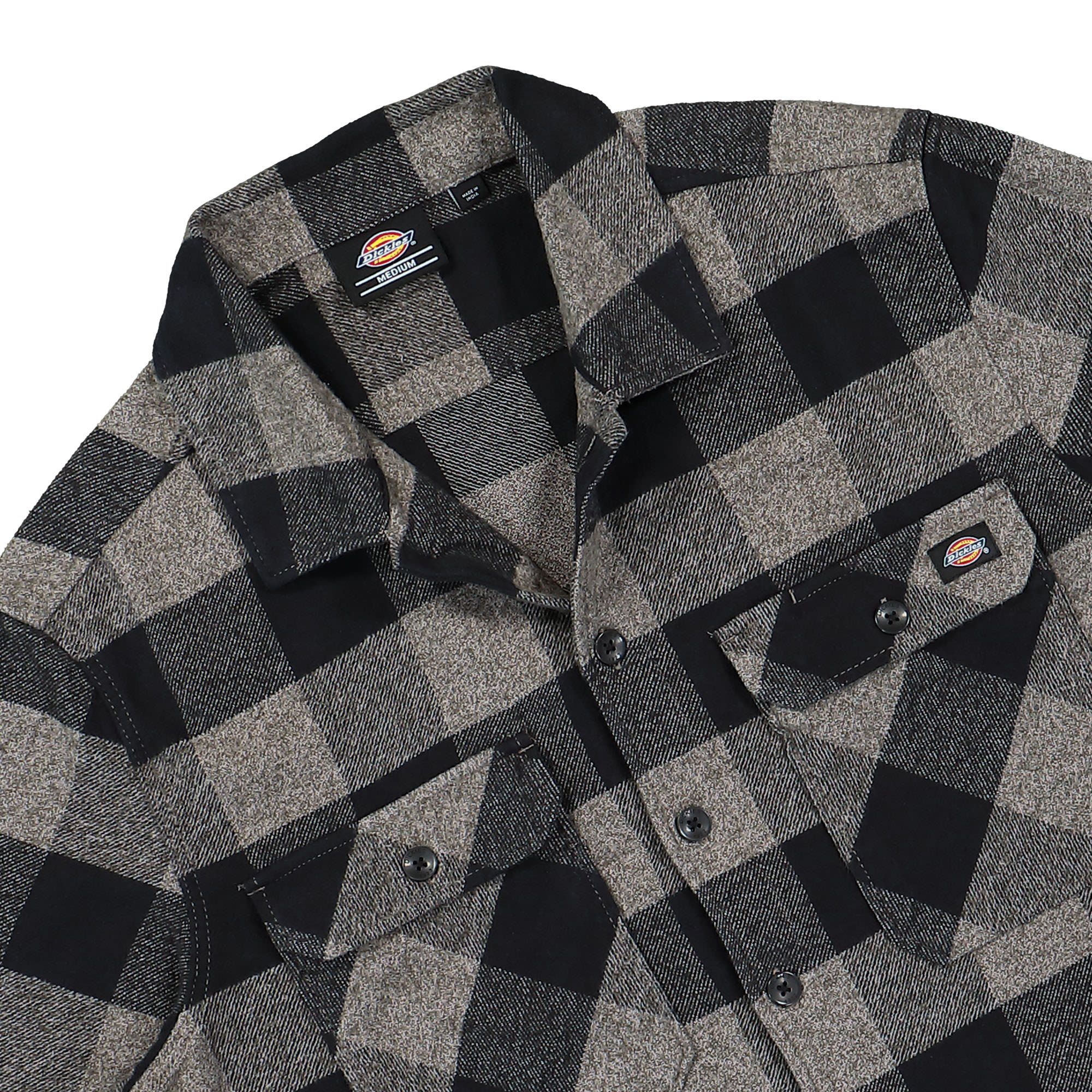 Dickies New Sacramento Shirt Grey Melange Shirts Close-up | Overkill