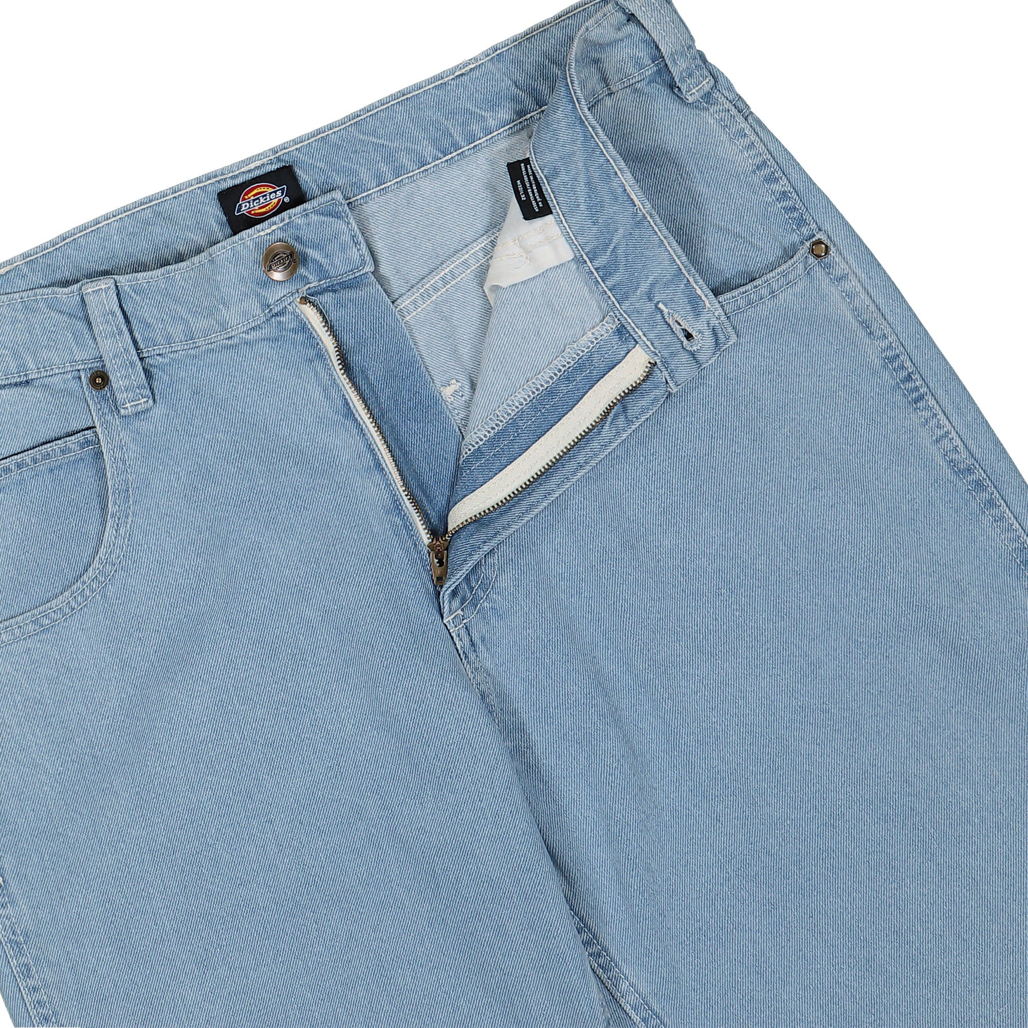 Dickies Garyville Denim Vintage Aged Blue Jeans Detailfoto | Overkill