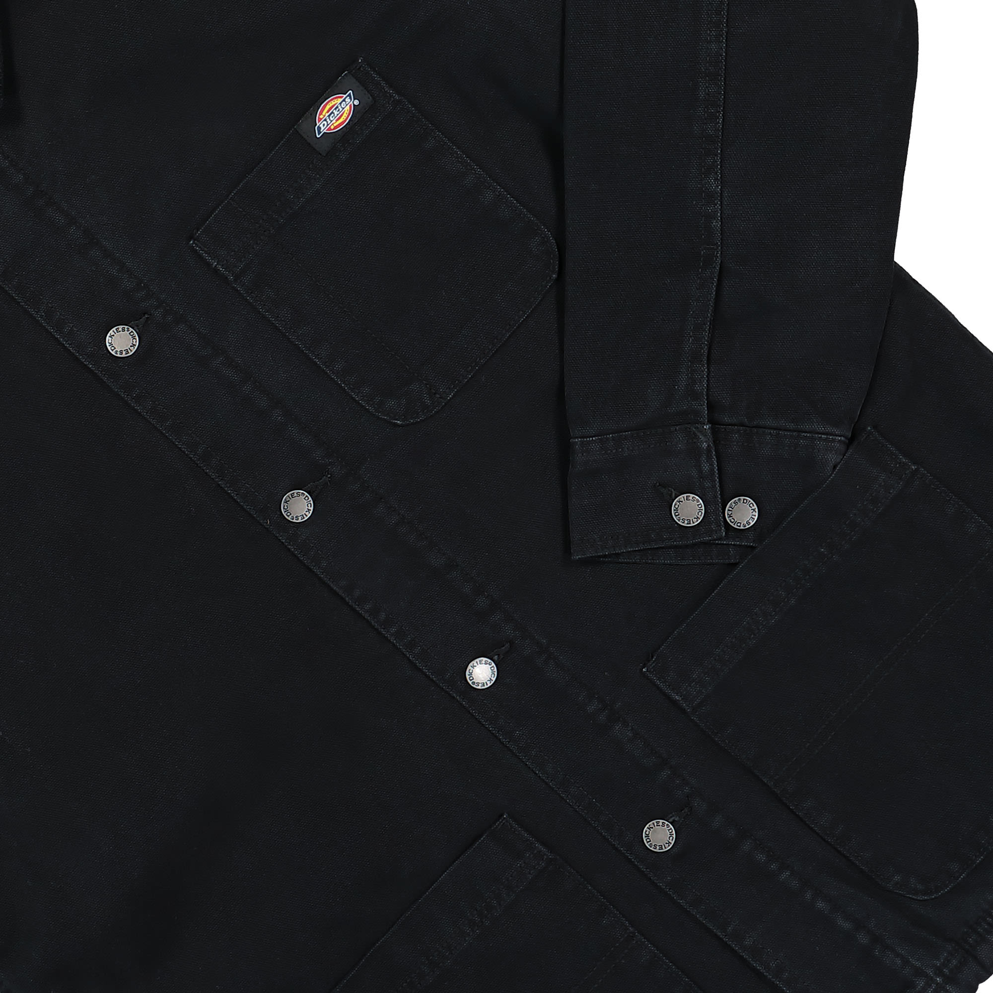 Dickies Duck Canvas Chore Black Jackets Detailfoto | Overkill