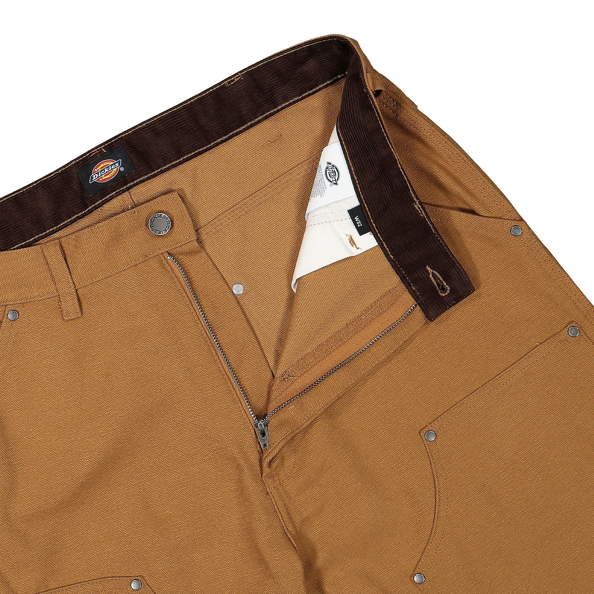 Dickies Duck Canvas Utility Pants Brown Duck Stone Washed Casual Pants Detailfoto | Overkill