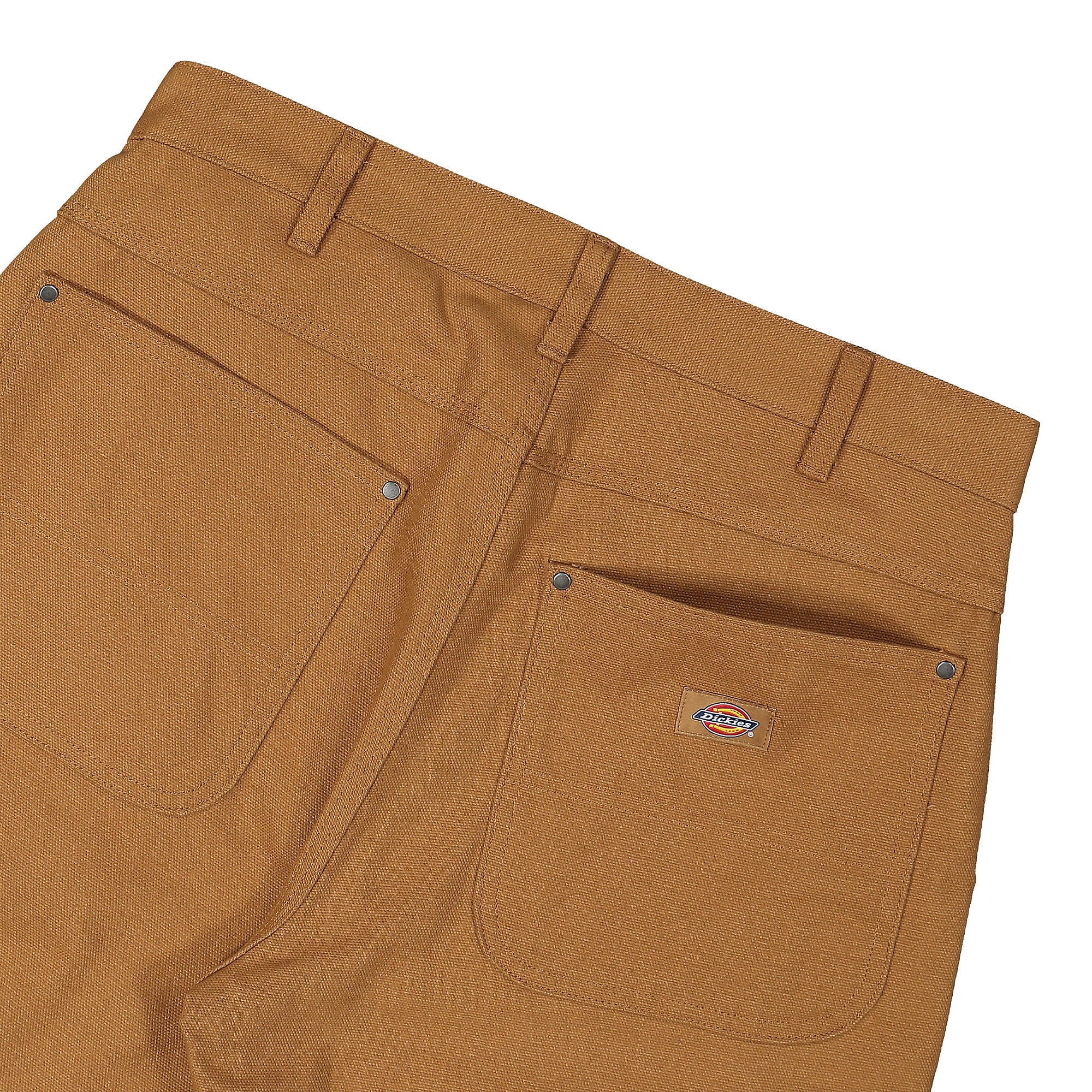 Dickies Duck Canvas Utility Pants Brown Duck Stone Washed Casual Pants Detail view 1 | Overkill