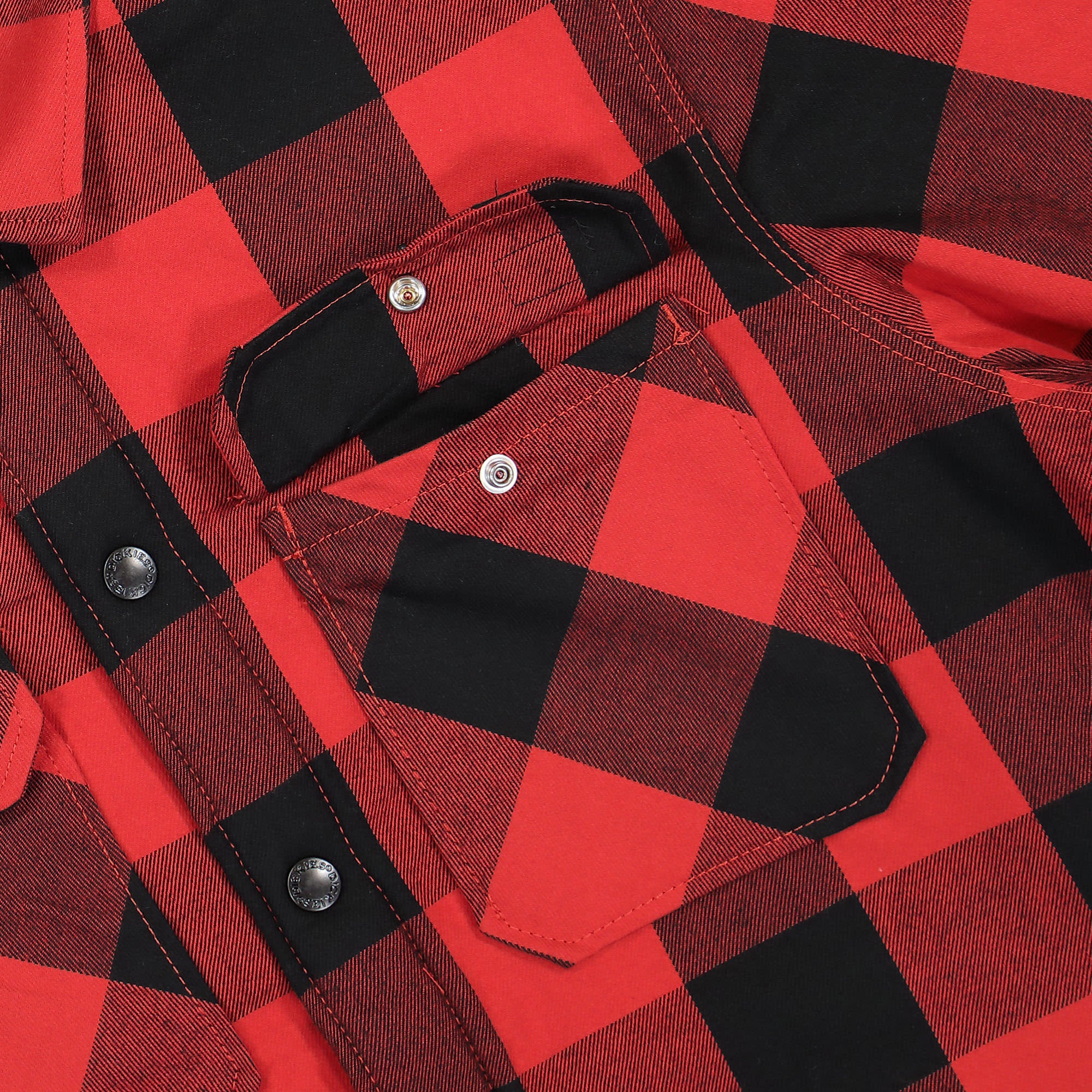 Dickies Lined Sacramento Shirt Red Shirts Detailfoto | Overkill