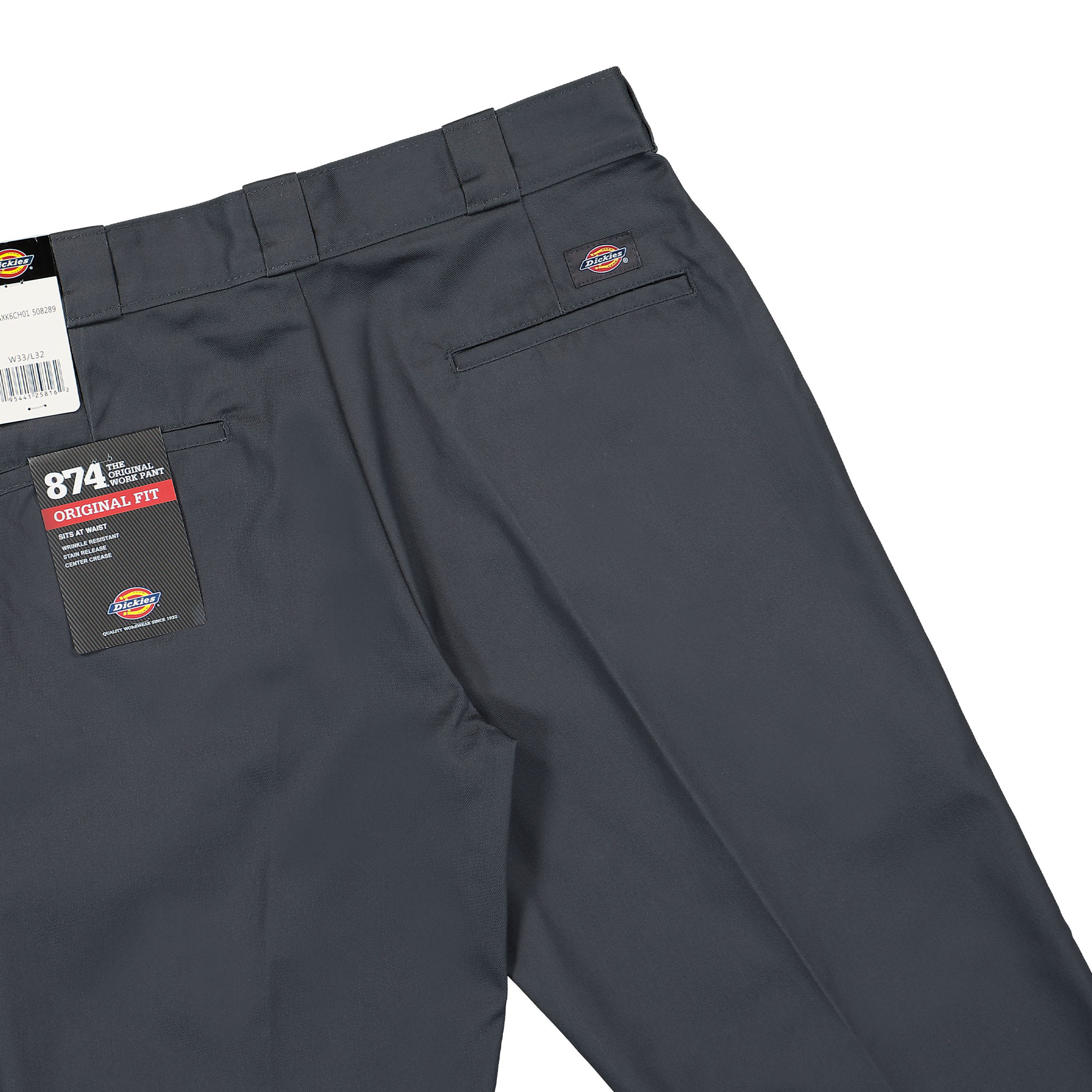 Dickies 874 Work Pant Charcoal Grey Casual Pants Detail view 2 | Overkill