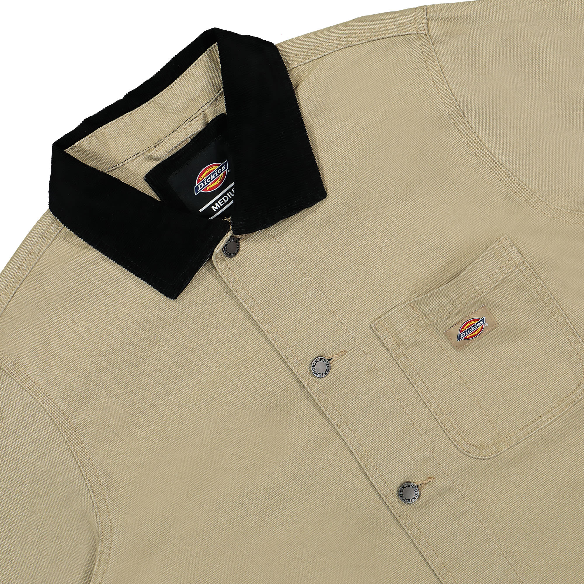 Dickies Duck Canvas Unlined Chore Coat Desert Sand Coats Detailfoto | Overkill