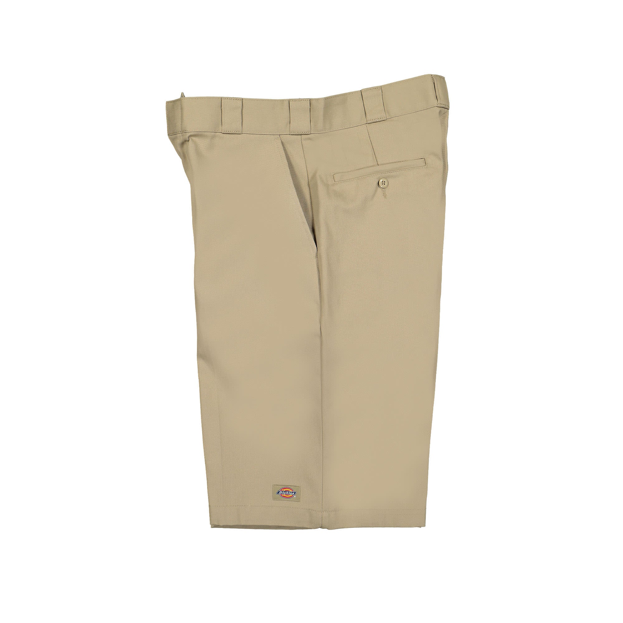 Dickies 13 Inch Multi Pocket Work Short Khaki Shorts Close-up | Overkill