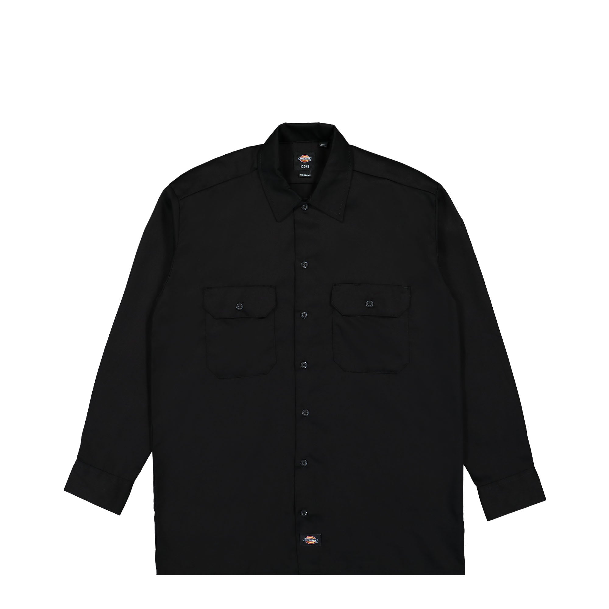 Dickies Work Shirt LS REC Black Shirts DK0A4Y26BLK1 | Overkill