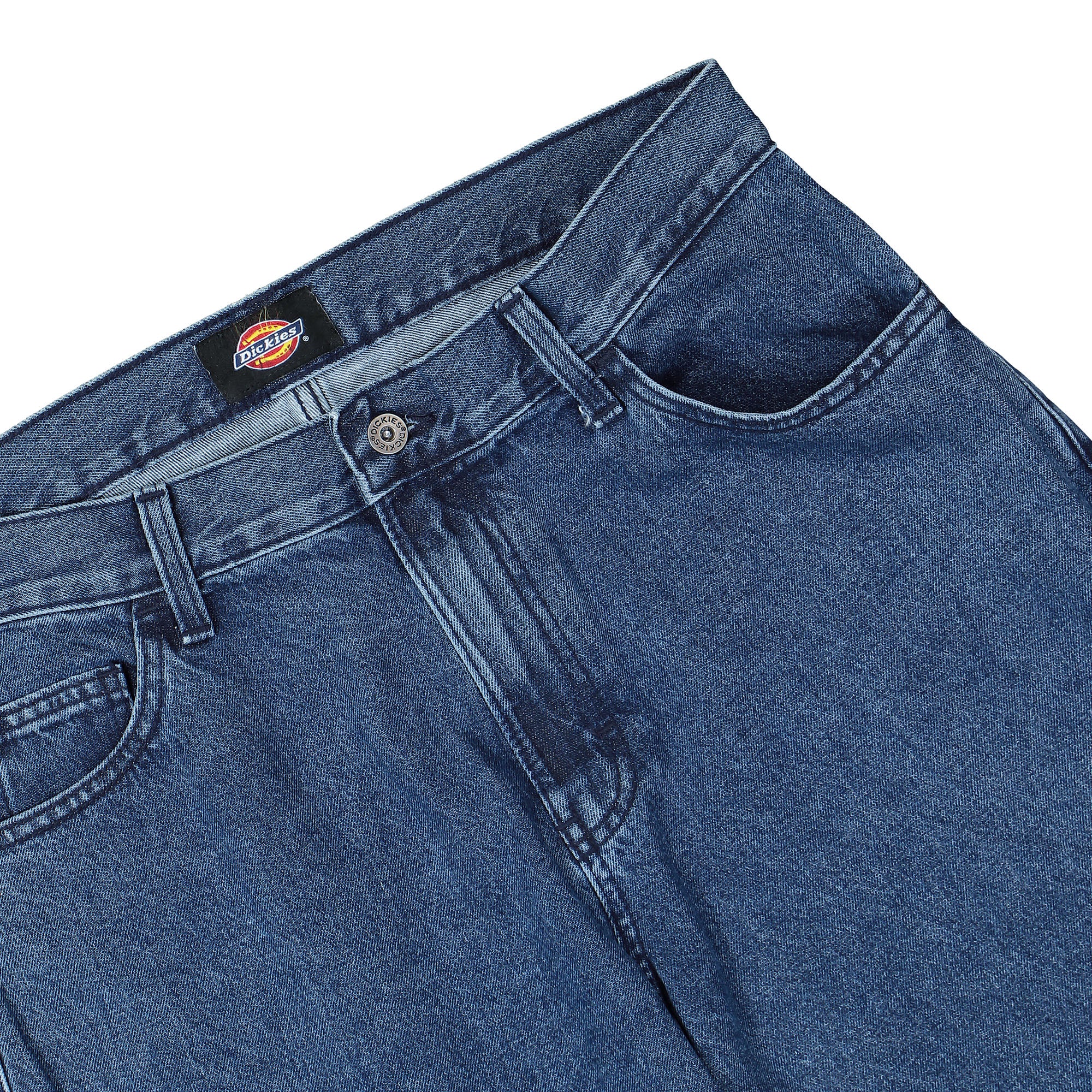 Dickies Double Knee Denim Pant Classic Blue Jeans Detail view 1 | Overkill