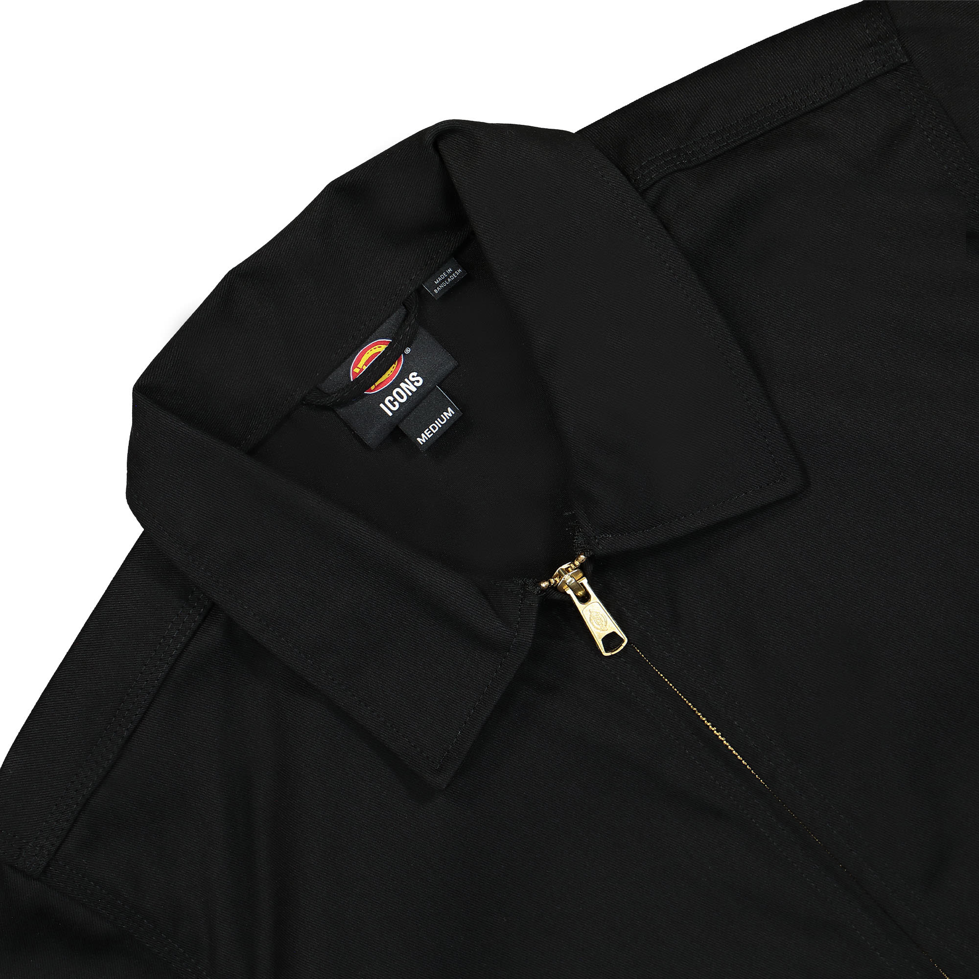 Dickies Unlined Eisenhower Jacket Black Jackets Close-up | Overkill