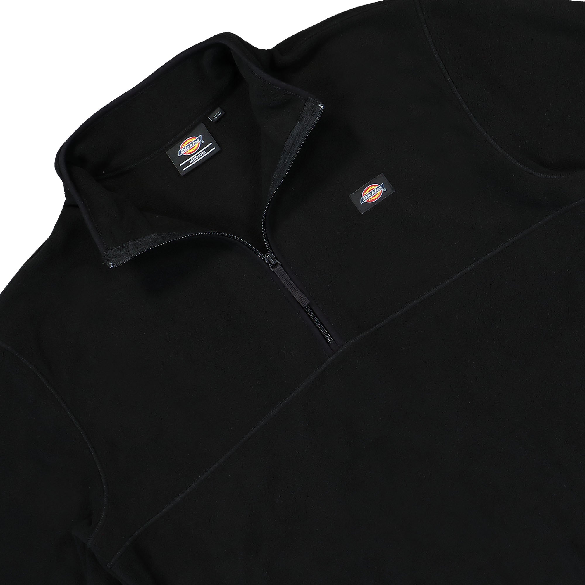 Dickies Louisburg Fleece Sweater Black Sweatshirts Close-up | Overkill