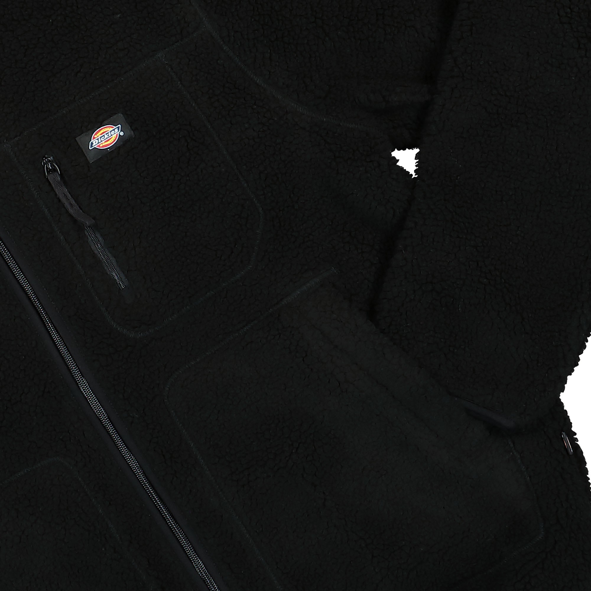 Dickies Mount Hope Fleece Jacket Black Fleece Jackets Detailfoto | Overkill