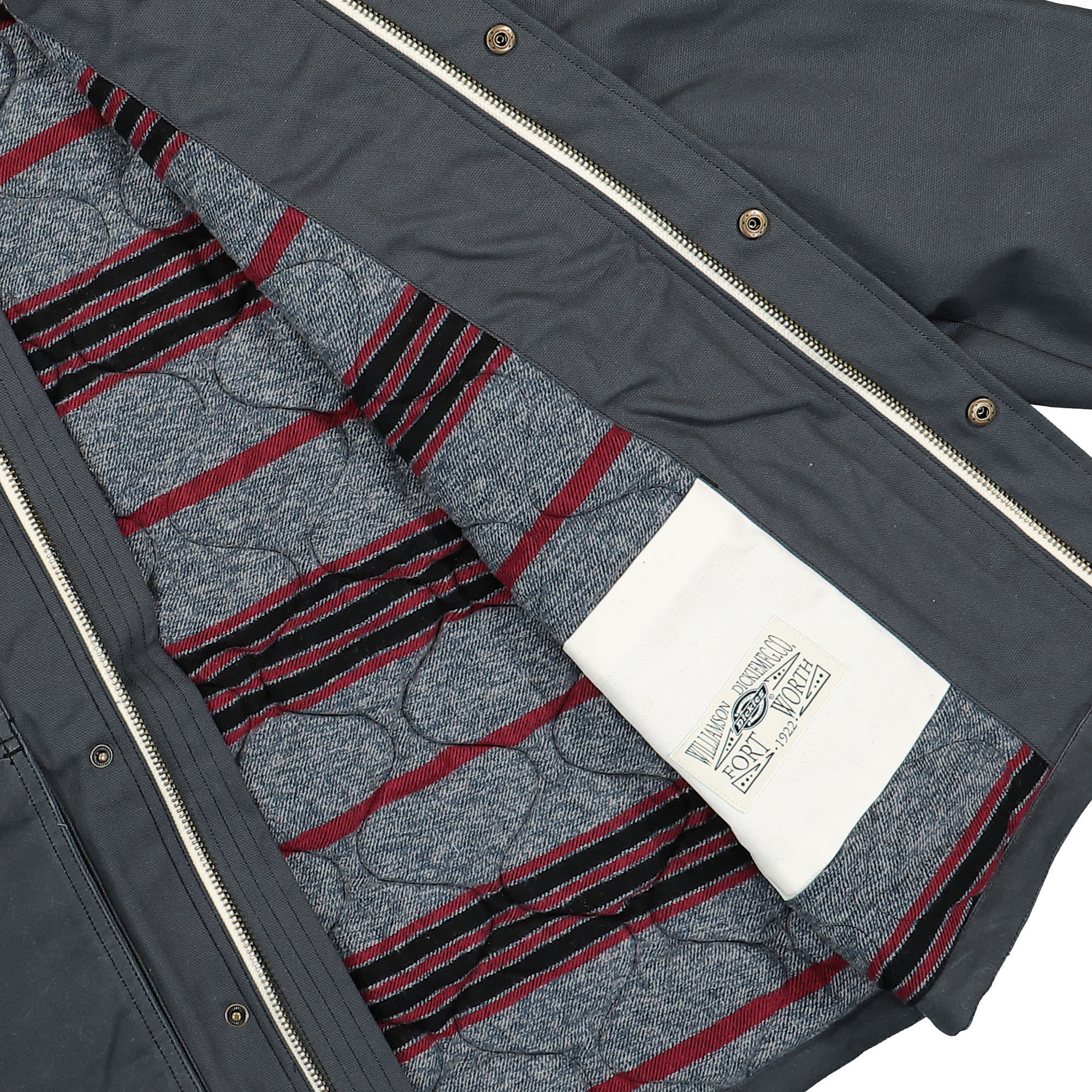 Dickies Lucas Waxed PKT Jacket Charcoal Grey Jackets Detail view 1 | Overkill