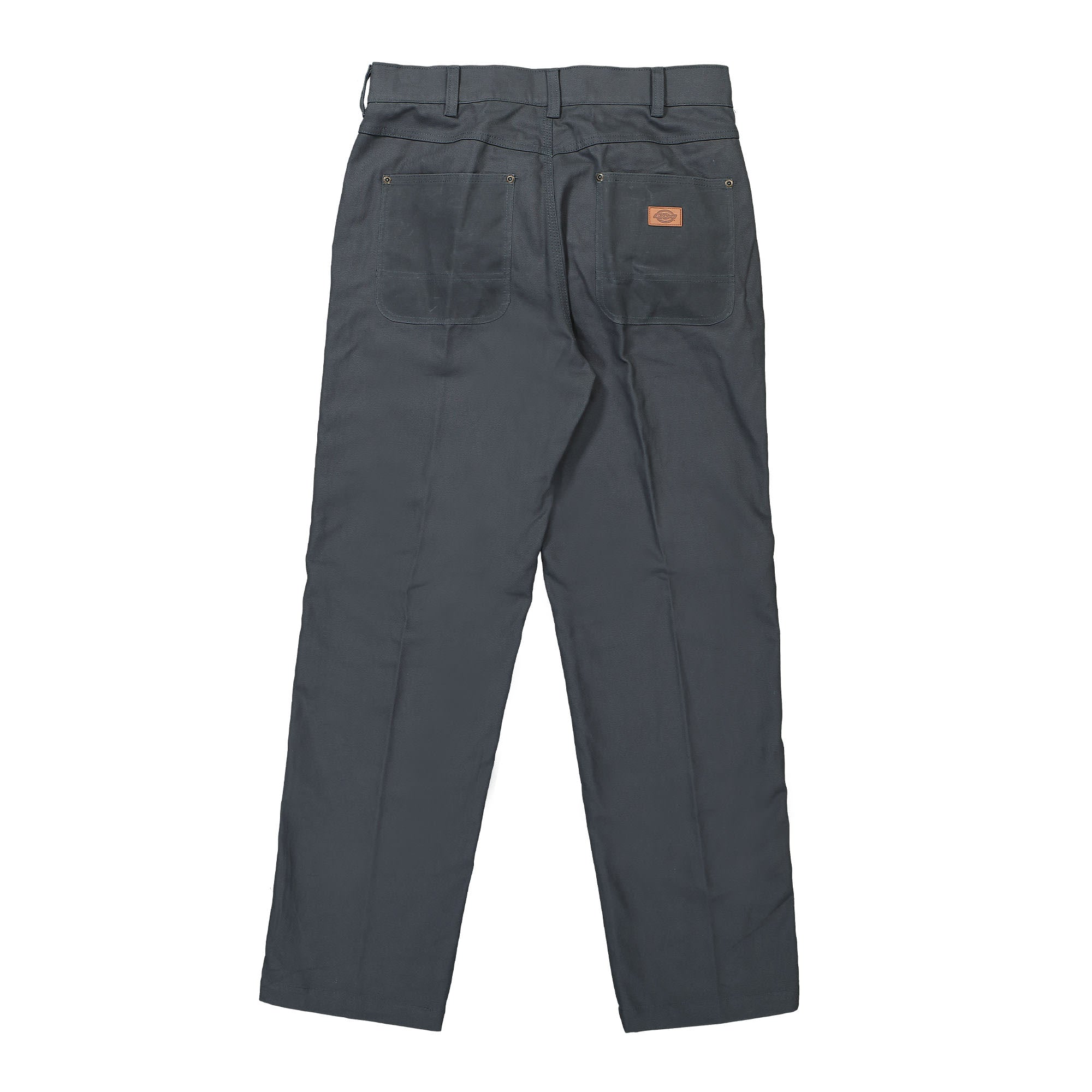 Dickies Lucas Waxed Double Knee Charcoal Grey Casual Pants Material | Overkill
