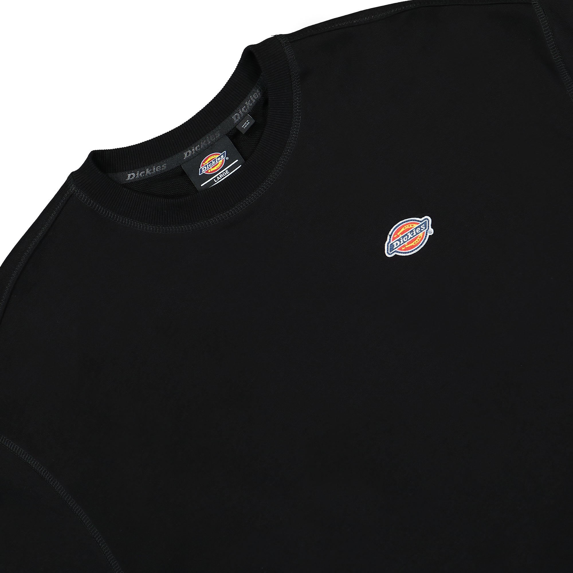 Dickies Millersburg Sweatshirt Black Sweatshirts Close-up | Overkill