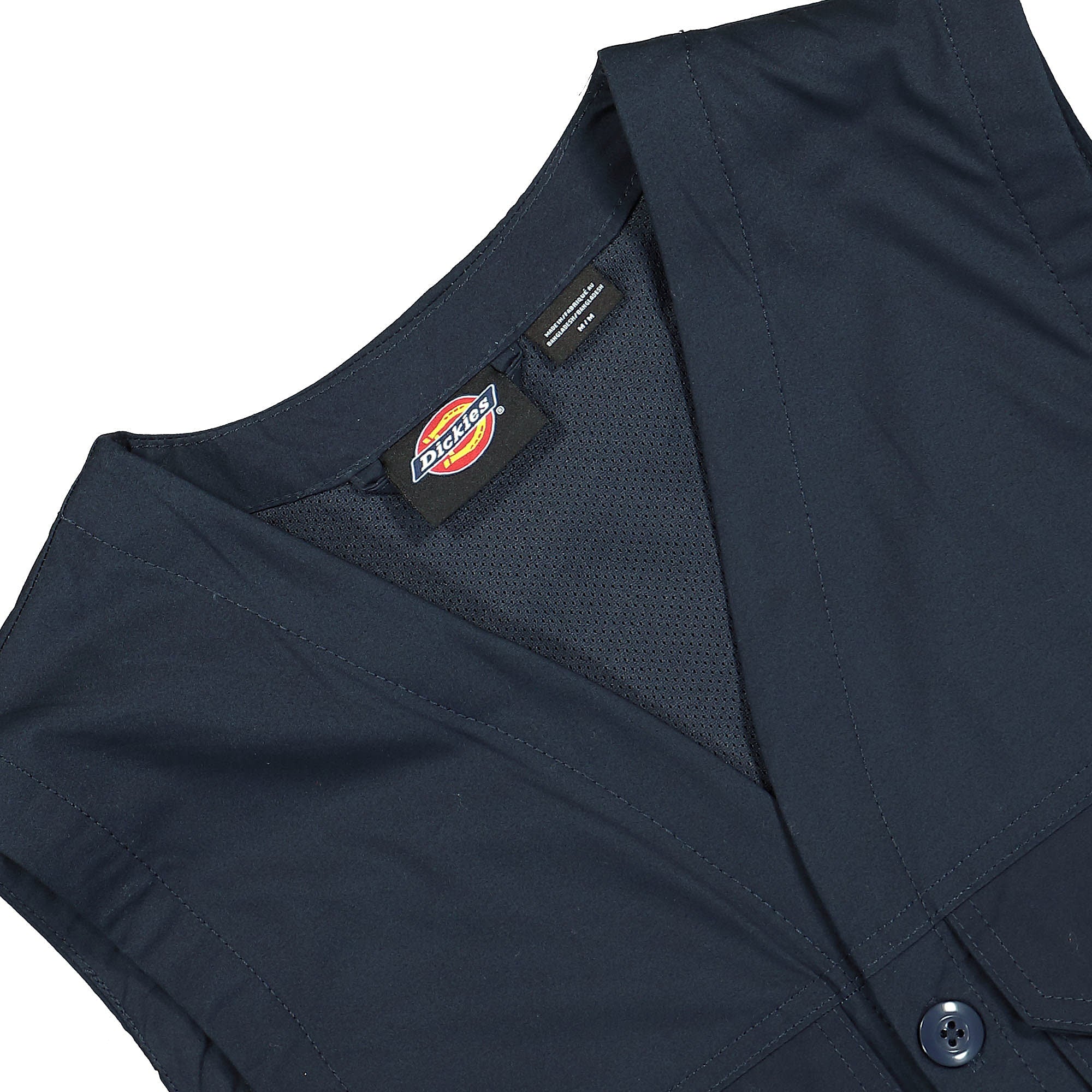 Dickies Fishersville Vest Dark Navy Vests Close-up | Overkill