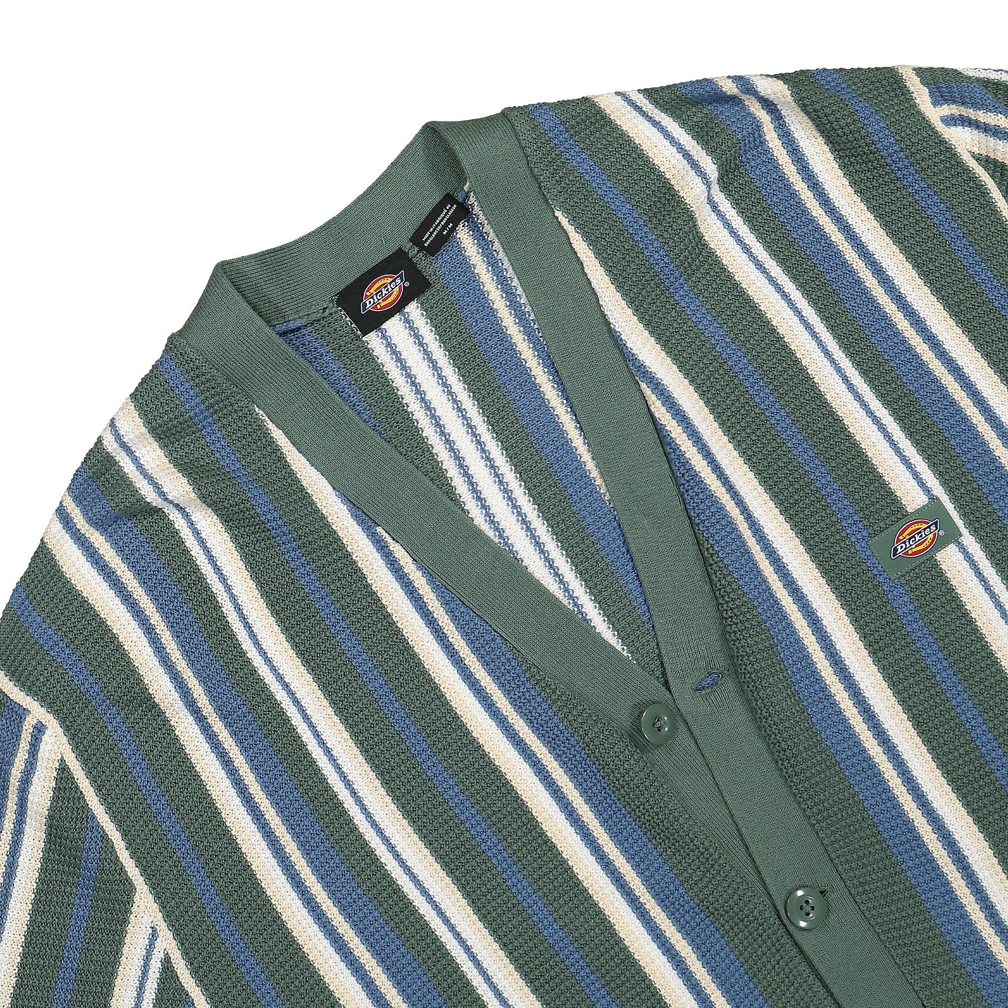 Dickies Glade Spring Cardigan Coronet VRTCL Stripe Cardigans Close-up | Overkill