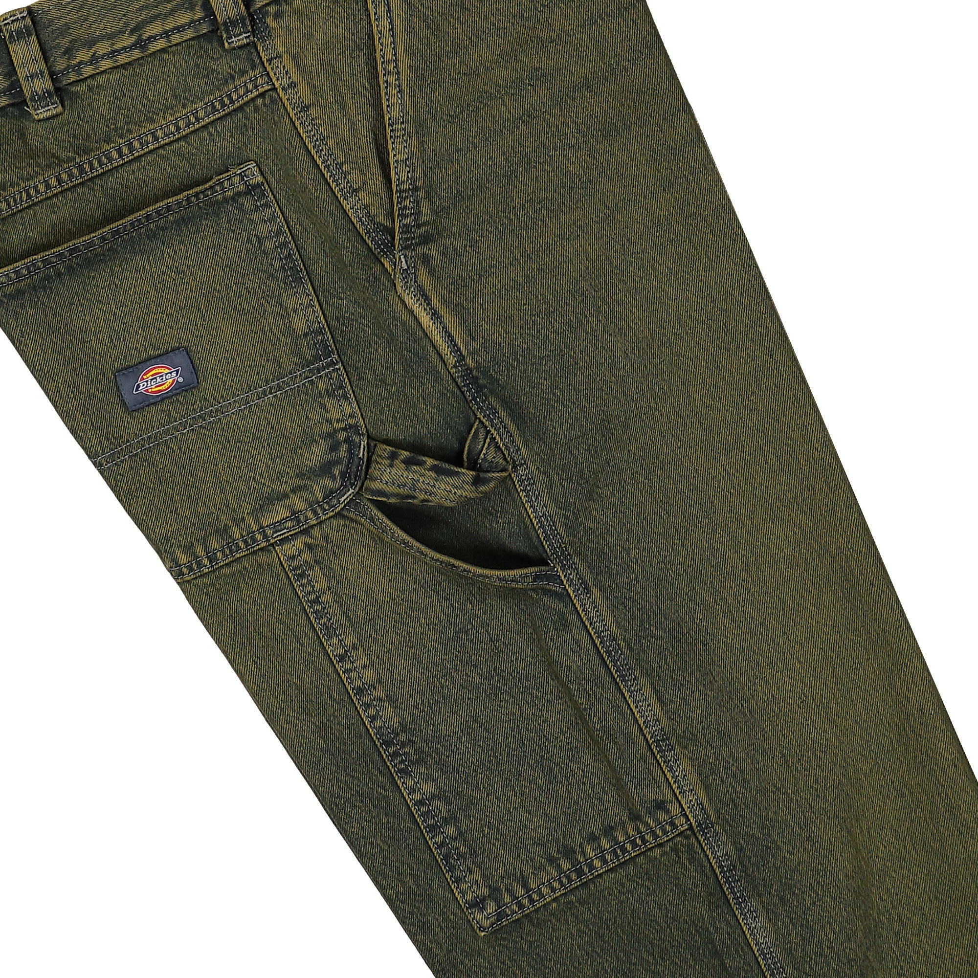 Dickies Loose Denim Painter Green Tone Fade Jeans Detail view 4 | Overkill